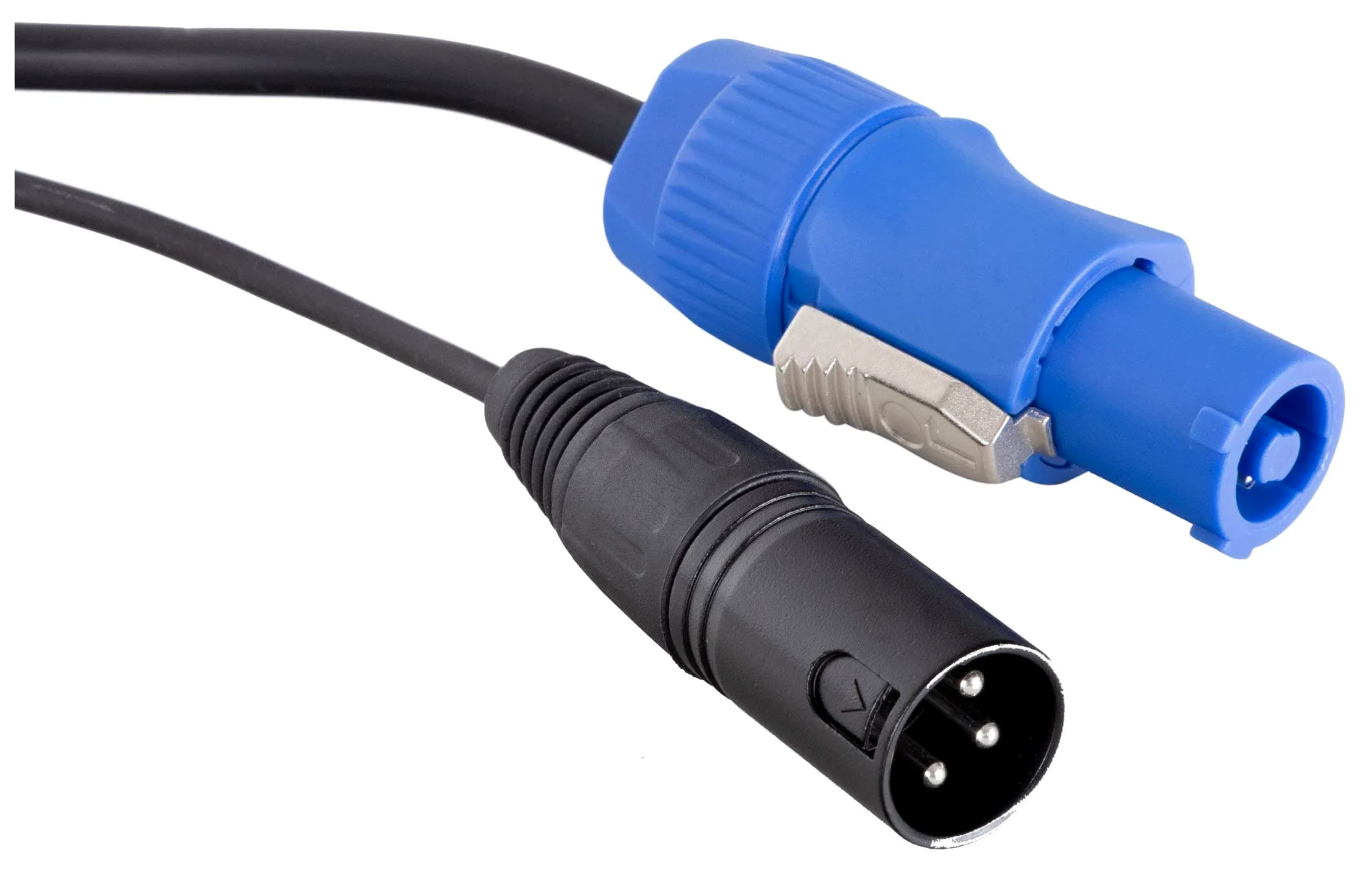 Pronomic Stage PPX-10 Hybridkabel Powerplug/XLR - Kombi-Kabel für Stromversorgung und Audiosignal zu aktiven Lautsprechern - Länge: 10 m