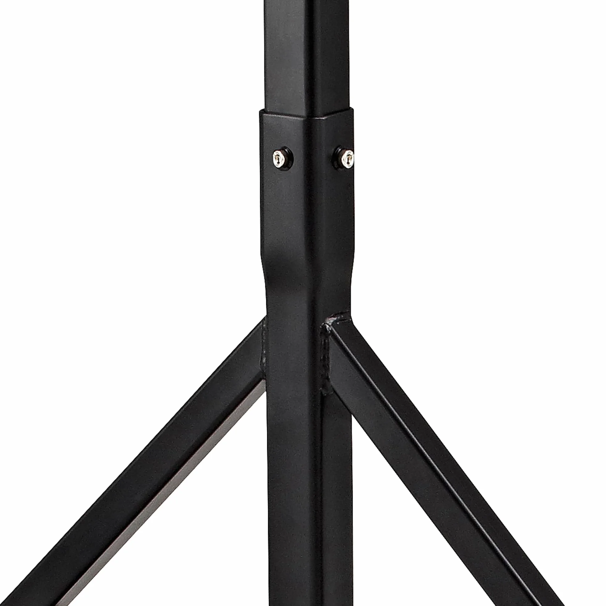Sonic Energy Gong Ständer – Zubehör für Gongs und Tam Tams bis 81 cm – Höhenverstellbar bis 205 cm – Pulverbeschichteter Stahl, schwarz (TMGS)
