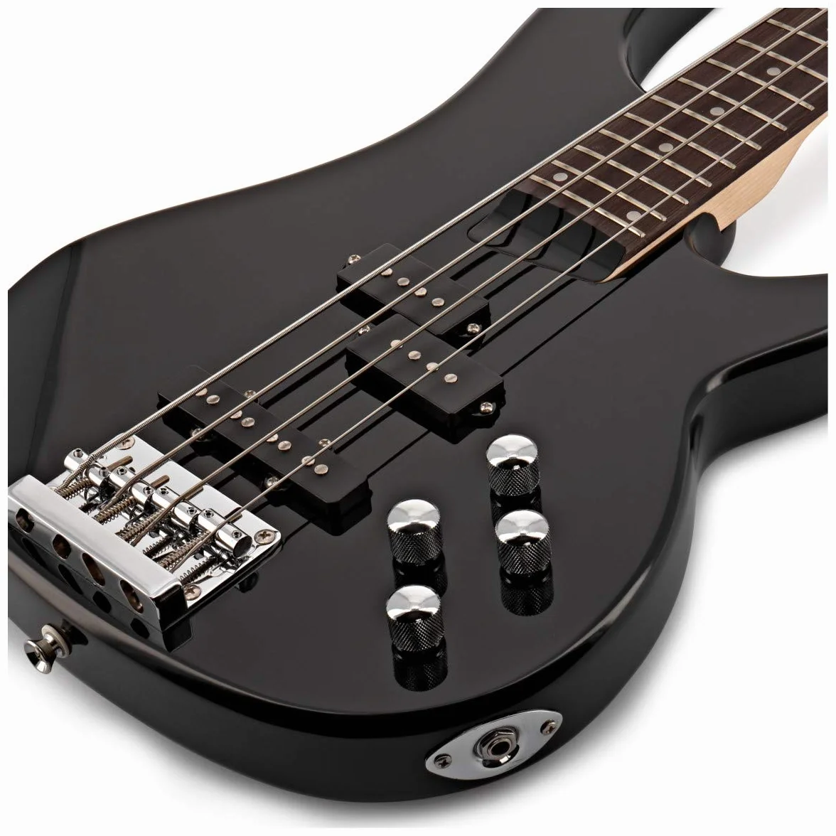 Gear4music Chicago Bassgitarre Set mit 15W Verstärker für Erwachsene Anfänger