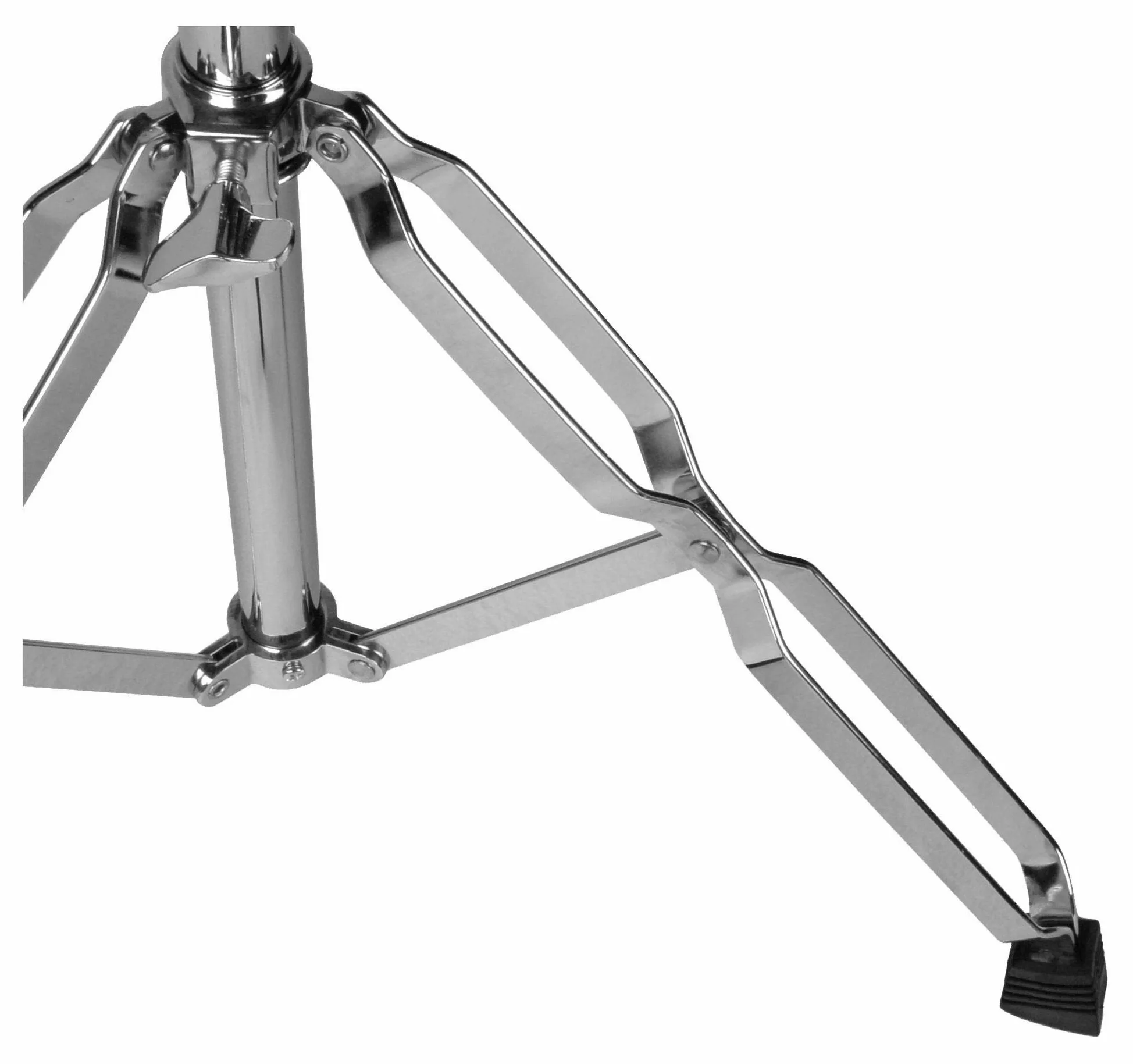 XDrum Beckenständer Pro mit Galgen - Cymbal Boom Stand für Schlagzeug - höhenverstellbar 85 bis 190 cm - versenkbarer 40 cm Galgen - doppelstrebig - Memory Locks - 5,2 kg - Chrom