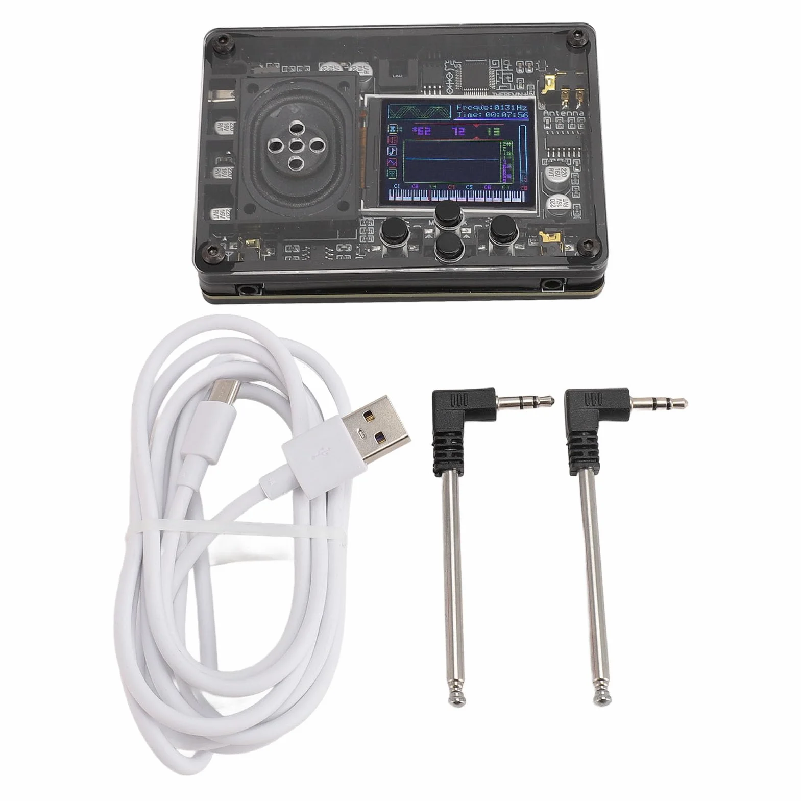 Theremin, Eingebauter Tuner, Vintage-Musikmodul. Geniales Elektronisches Instrument, Lautsprecher und Farbbildschirm, Mehrere Einstellbare Stimmen, Freunde, Einfach zu Bedienen