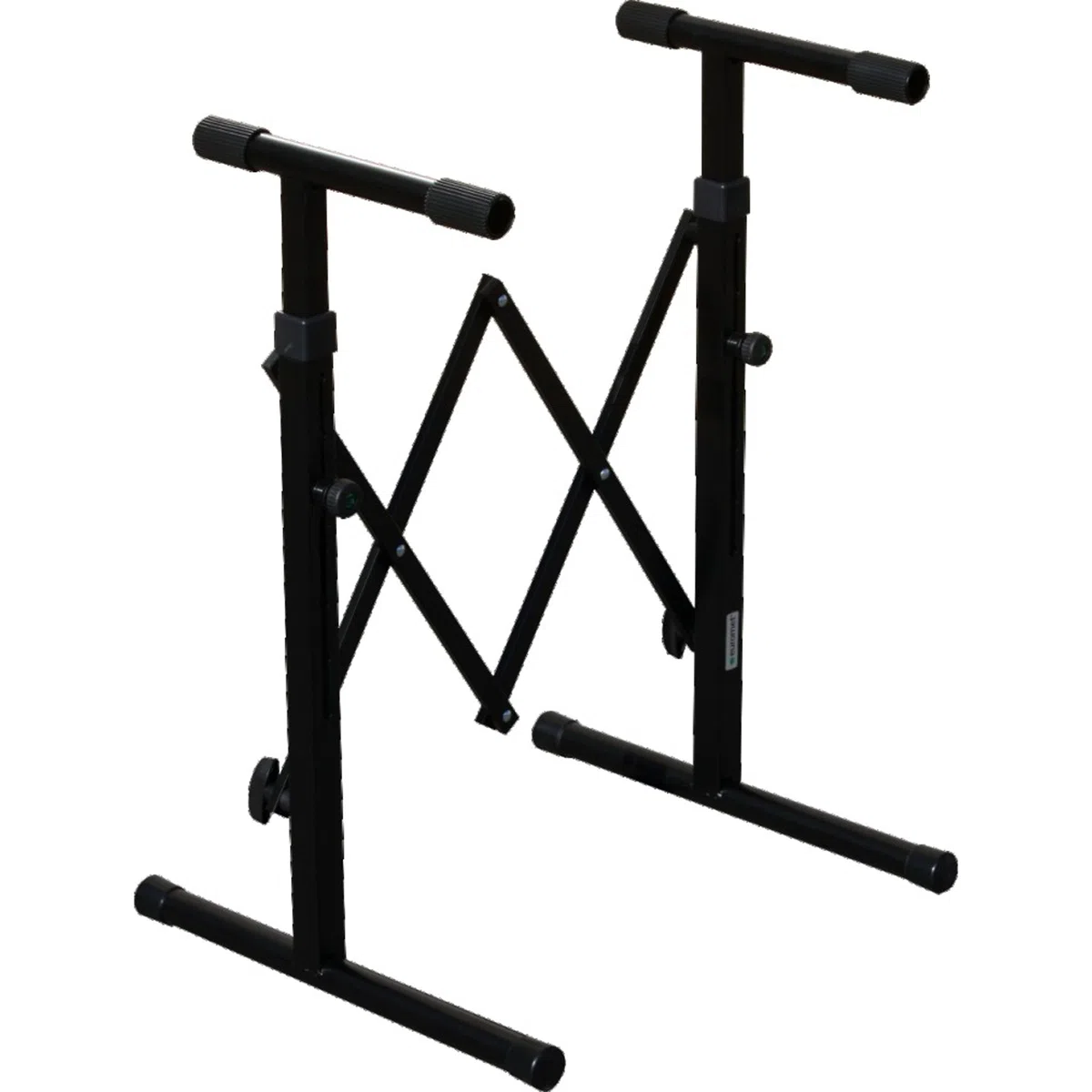 GVI Keyboardständer Schwarz Höhe 60-78 cm Auflage 30 cm