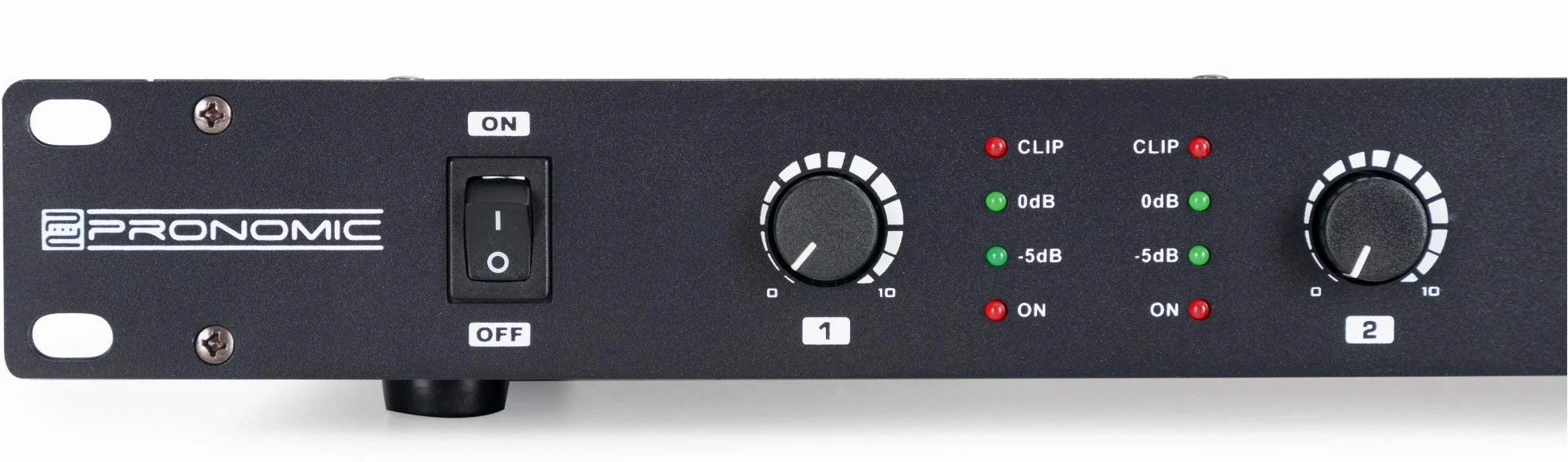 Pronomic P-154E MKII Endstufe - 4-Kanal Endstufe - Leistung RMS/4 Ohm: 4x 150 Watt - Besonders geeignet für Monitor-Betrieb oder Studio/HiFi- 1HE - Schwarz