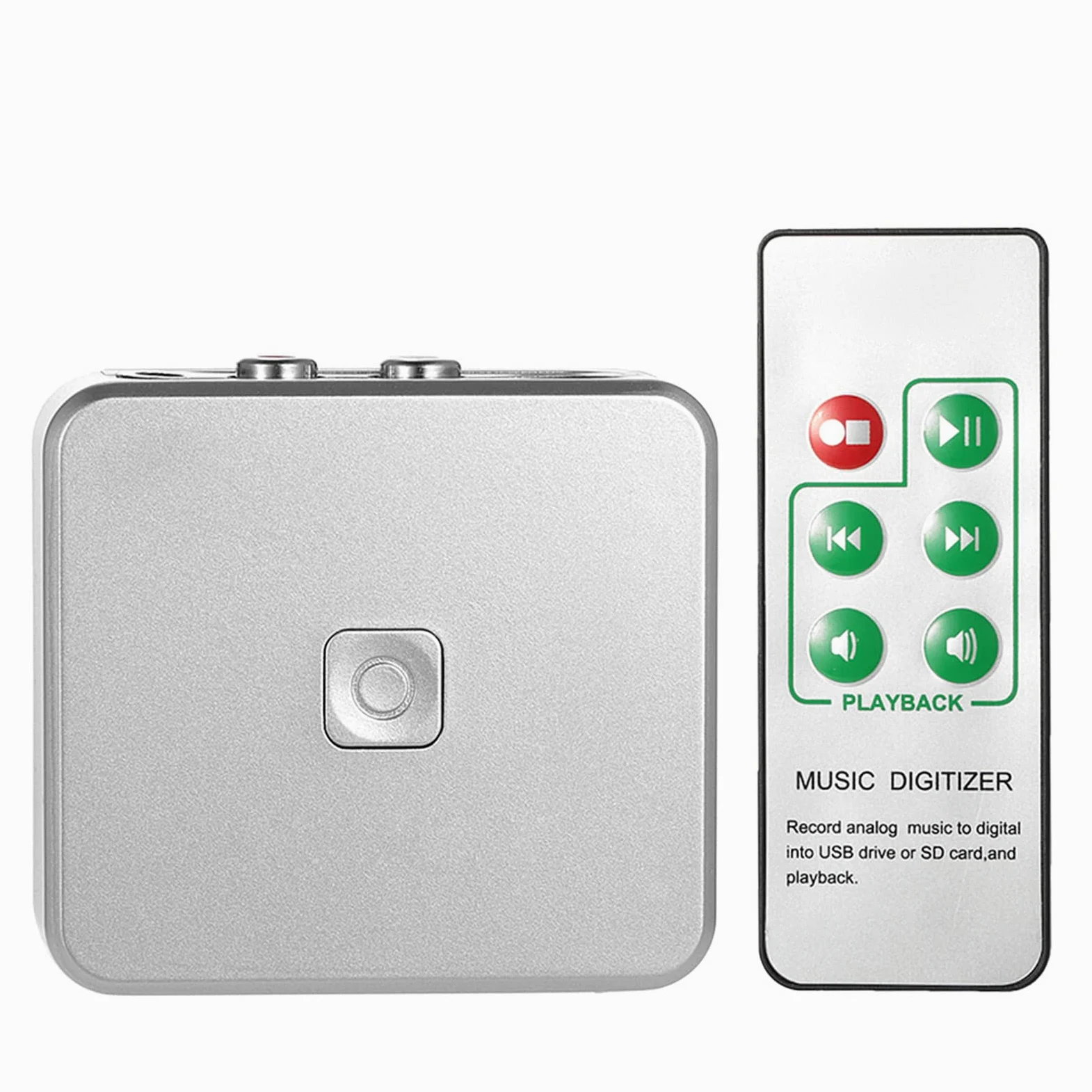 Audioaufnahmekassette, CD-MP3-Recorder-Konverter, Kompakter Musikdigitalisierer mit Automatischer Songpartition, MP3-Konvertierung, Wiedergabe und Fernbedienung, Kompatibel mit