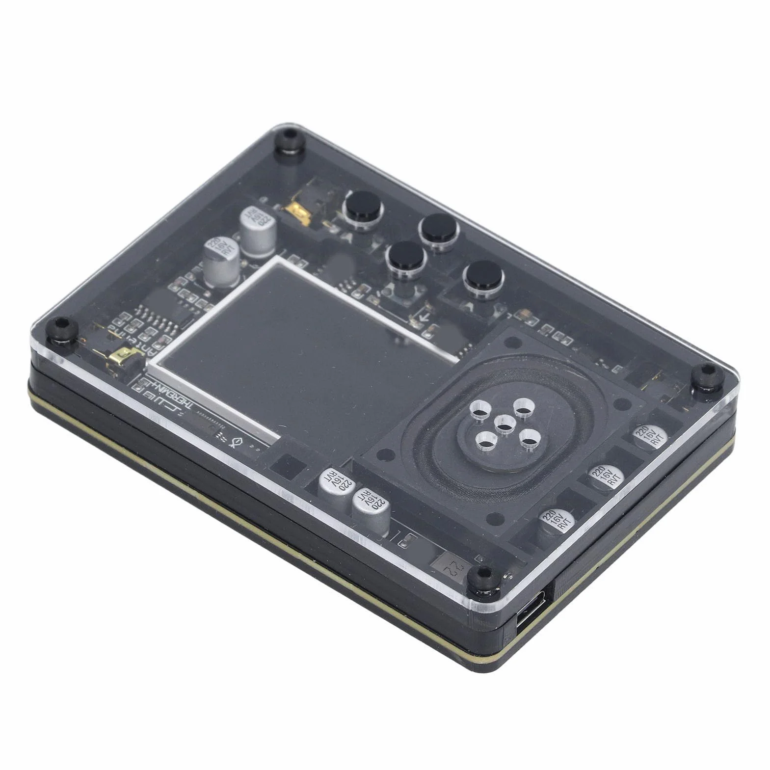 Typ-C-Schnittstelle Theremin-Instrument, Mini-Theremin 70 Töne 20 Instrumente ABS-Gehäuse Elektronisches Musikinstrument