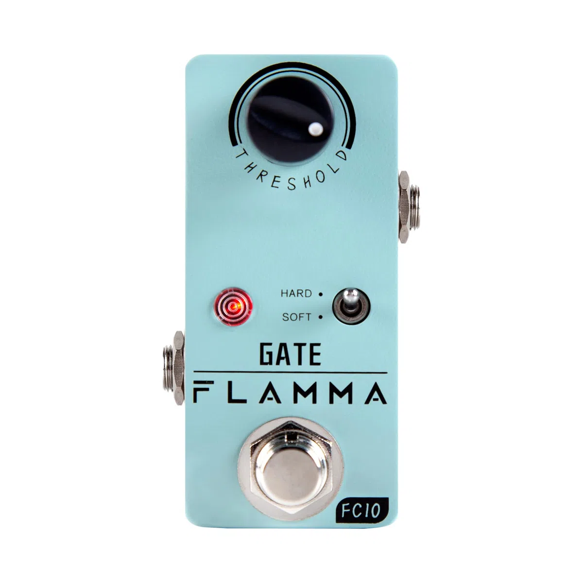FLAMMA Noise Gate Pedal FC10 Noise Killer Gitarrenpedal Rauschunterdrückungseffekt 2 Modi für E-Gitarre und Bass True Bypass