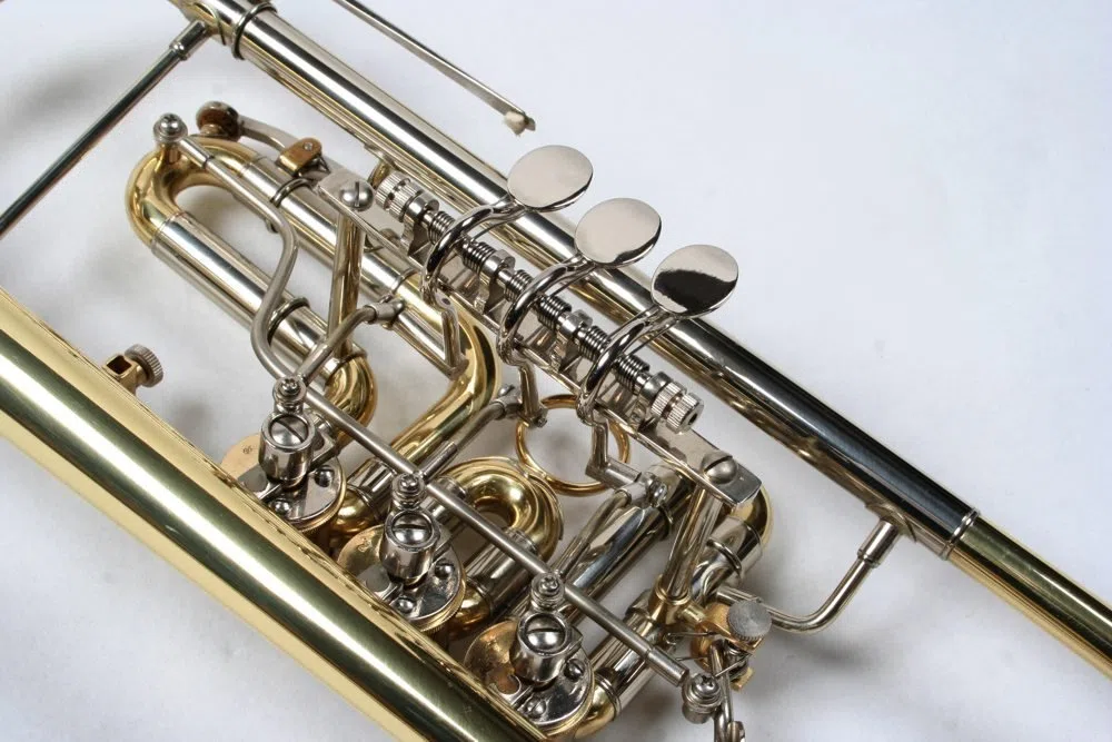 Konzert Trompete, Drehventile, Koffer, Mundstück