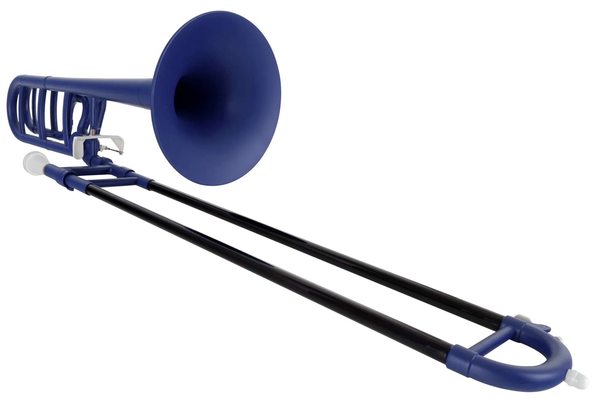 Classic Cantabile MardiBrass ABS Kunststoff Quart-Posaune - Bb/F-Stimmung - Fiberglas-Zug - 850g leicht - Bohrung: 13,9 mm - inkl. Mundstück und Gigbag - matt-blau