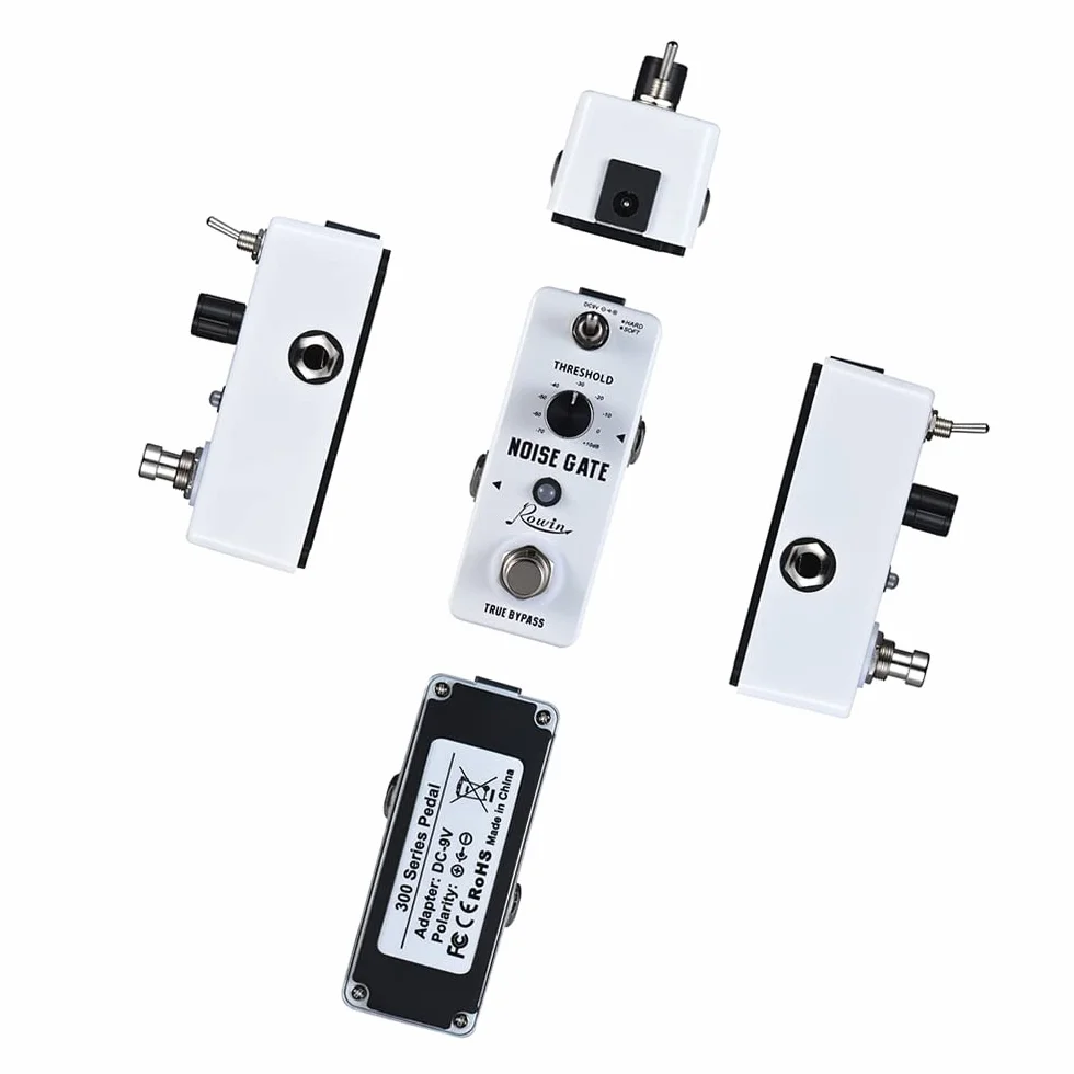 Btuty Noise Gate Pedal Gitarre Noise Suppressor Effekte Pedal Rauschunterdrückung Pedal 2 Modi True Bypass