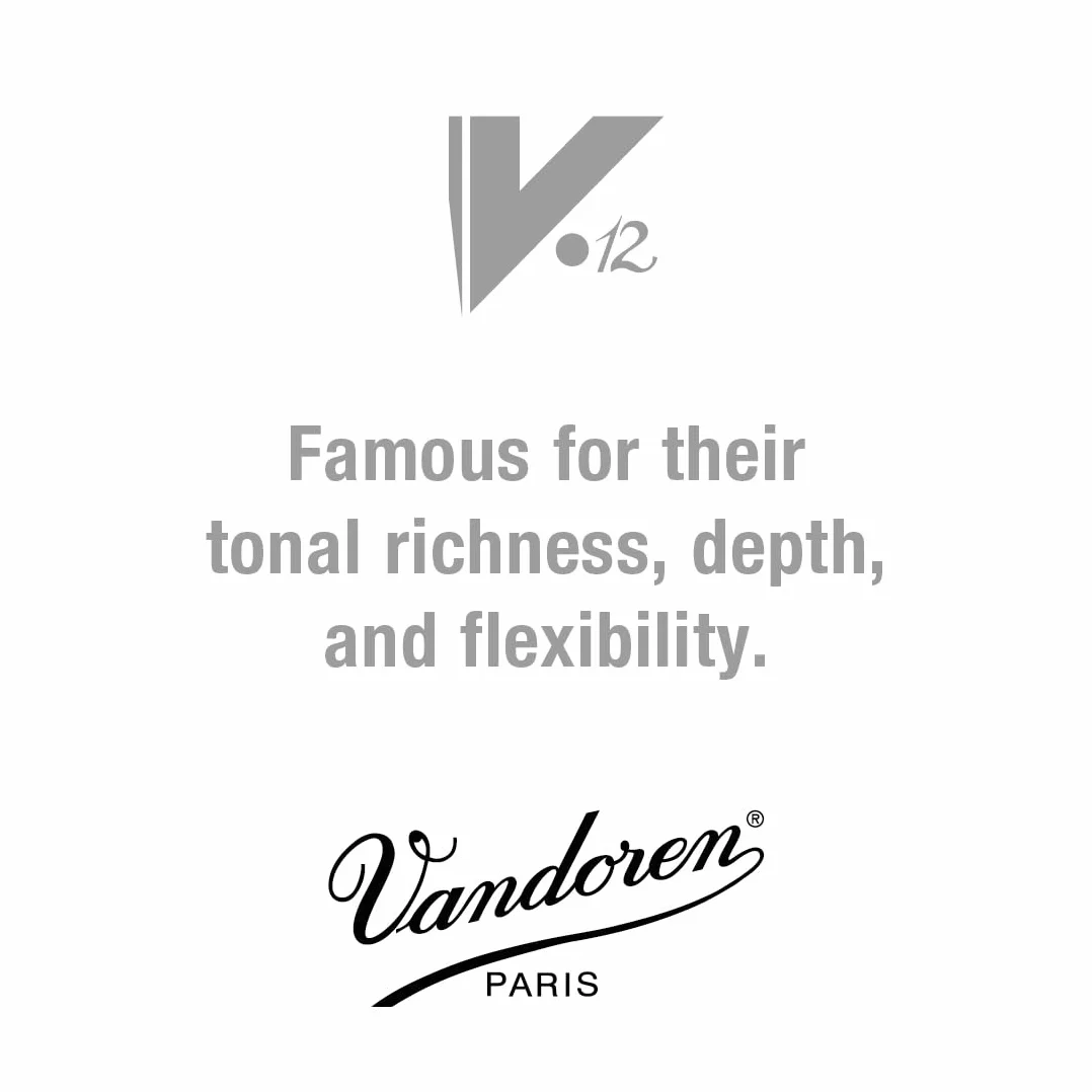 Vandoren CR6135 V12 Eb Clarinet Reeds (Strength 3.5) (Pack of 10)