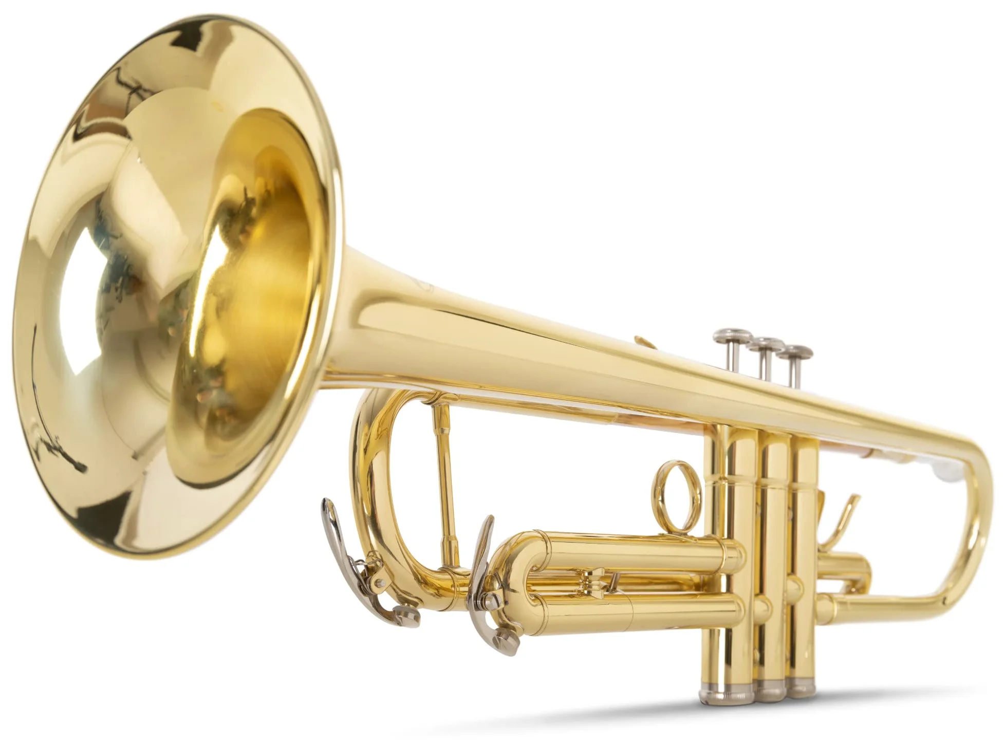 Classic Cantabile TR-30L Bb-Trompete (Schallbecher Messing 123 mm, Mundrohr Goldmessing, Monel-Ventile, Bohrung 11,65 mm)