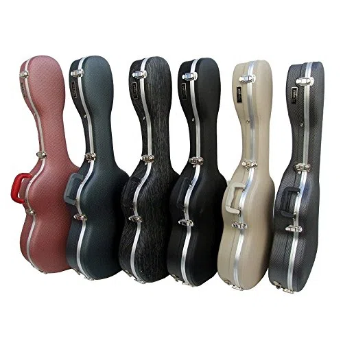 Cibeles, ABS-Koffer für klassische Gitarren Graue Quadrate
