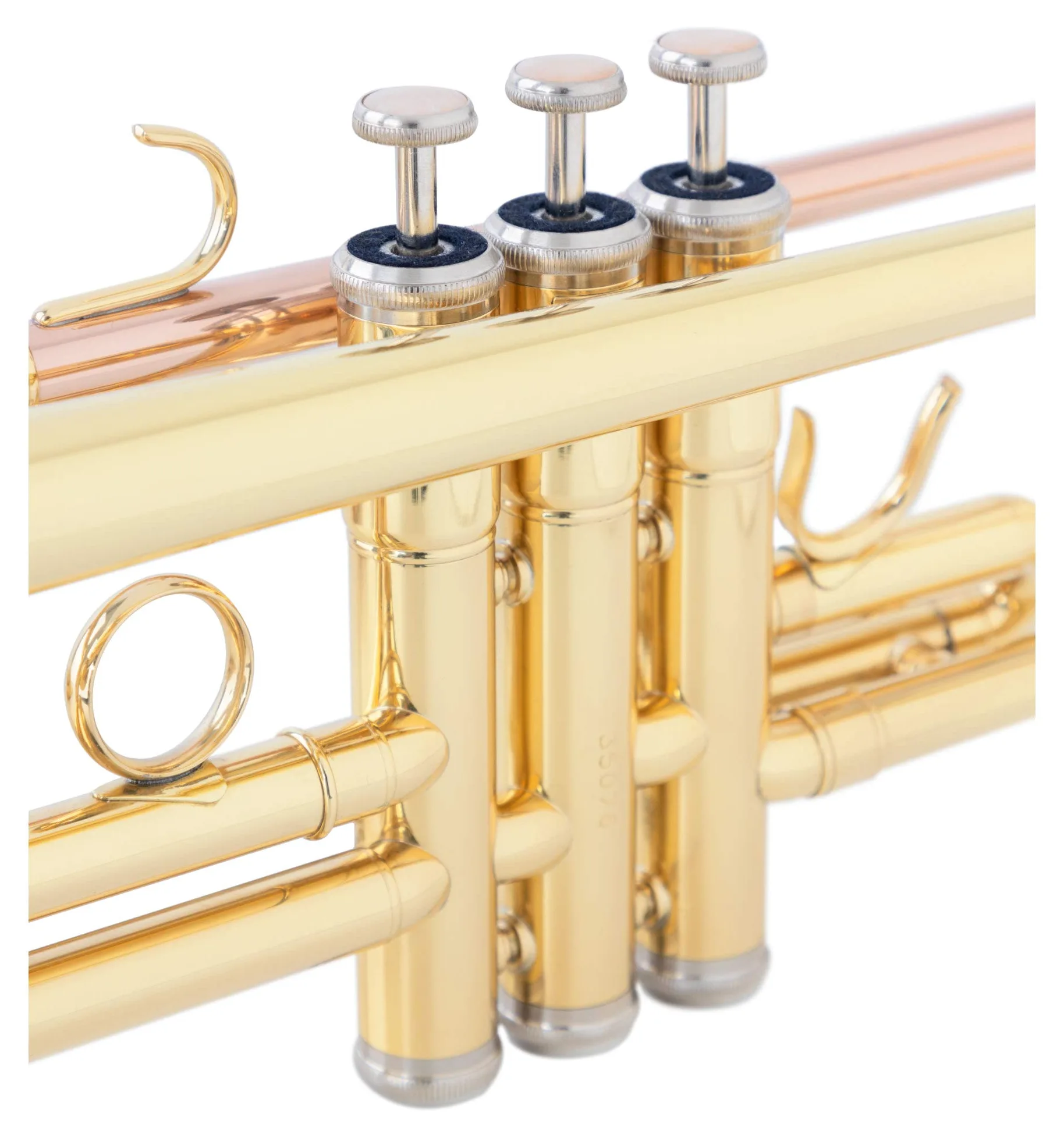 Classic Cantabile TR-30L Bb-Trompete (Schallbecher Messing 123 mm, Mundrohr Goldmessing, Monel-Ventile, Bohrung 11,65 mm)