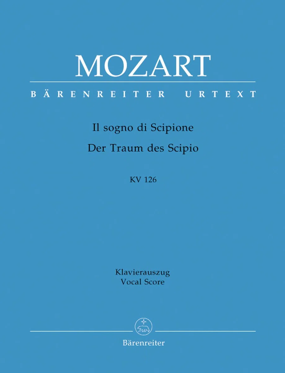 Il Sogno Di Scipione - Der Traum Des Scipio - Vocal and Piano - Book