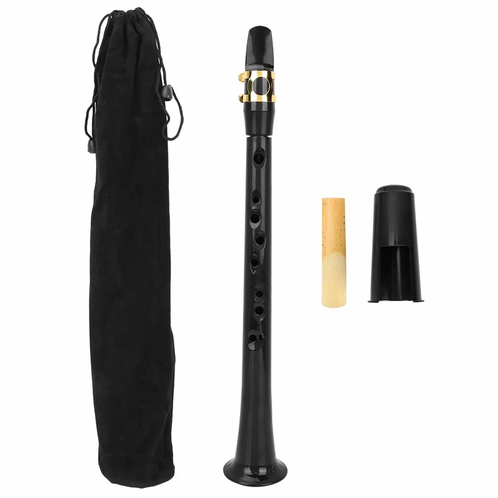 Taschen Saxophon Kit Tragbares Mini Saxophon Bb Melodie mit Schilf Aufbewahrungstasche für Musiker Anfänger