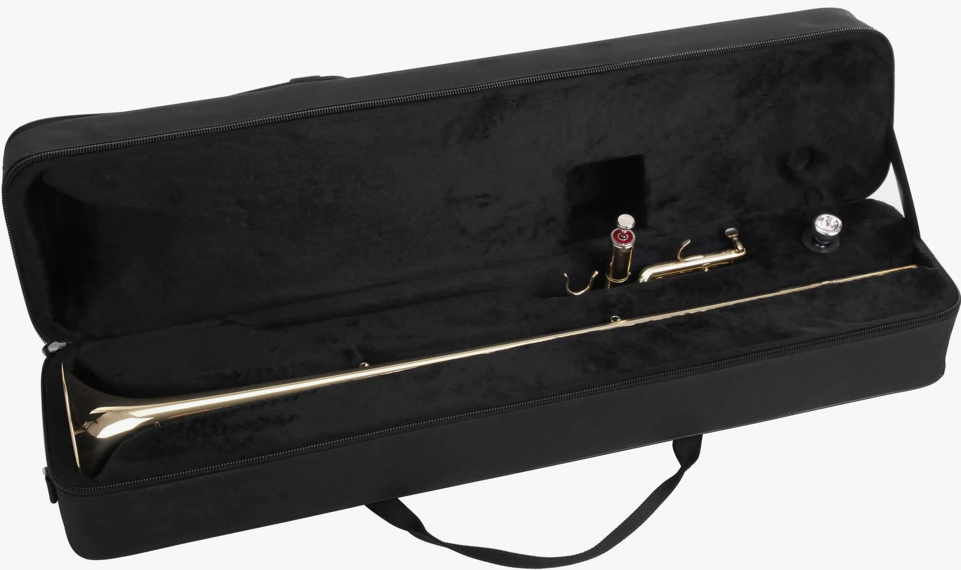 Classic Cantabile AT-1871 Aida-Trompete (Fanfare Instrument, mit Mundstück und Koffer) gold
