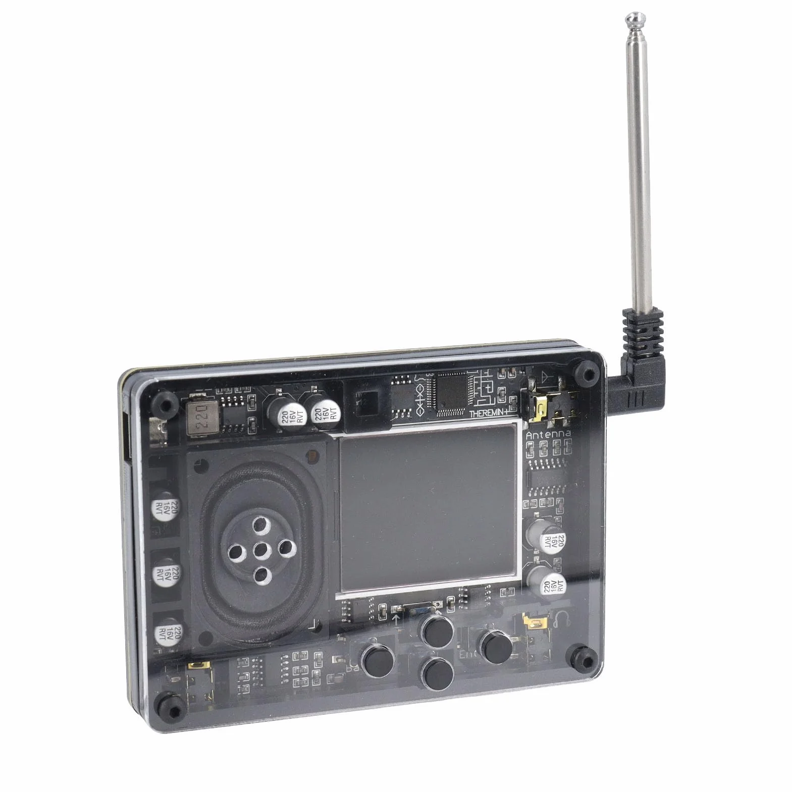 Mini-Theremin, Audio-Theremin-Kit mit Farbbildschirm und Mehreren Einstellbaren Stimmen, Kreatives Elektronisches Musikinstrument, Unterstützt 20 Instrumente und 70 Töne
