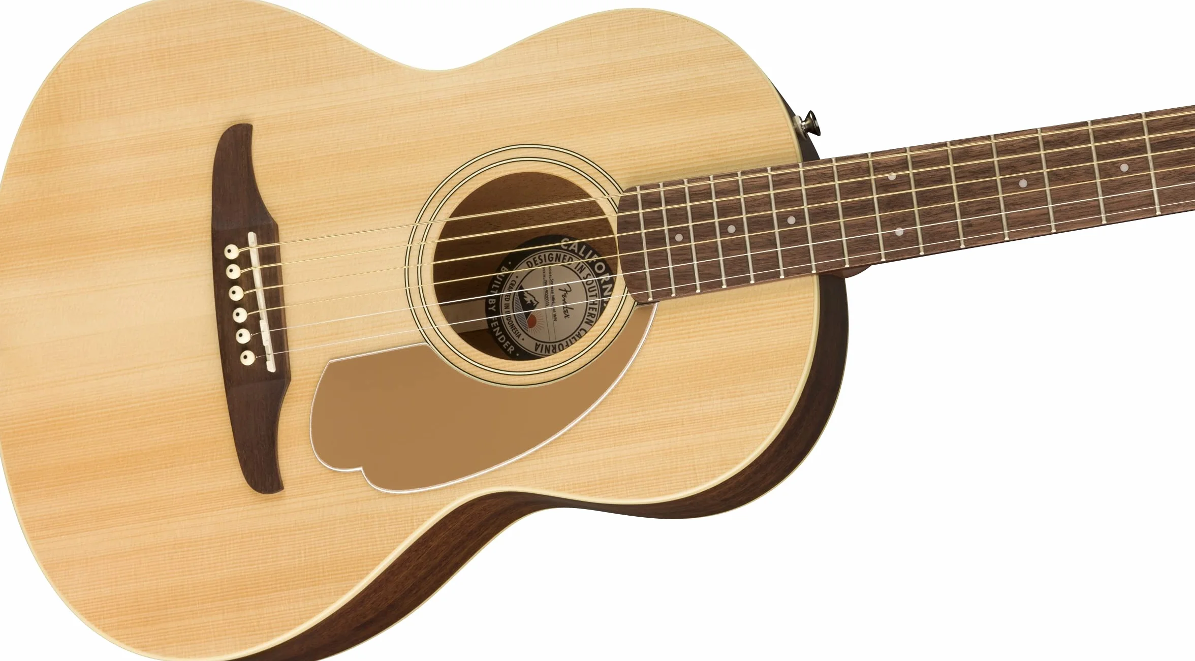 Fender Sonoran Mini Akustikgitarre Natur inklusive Gitarrentasche