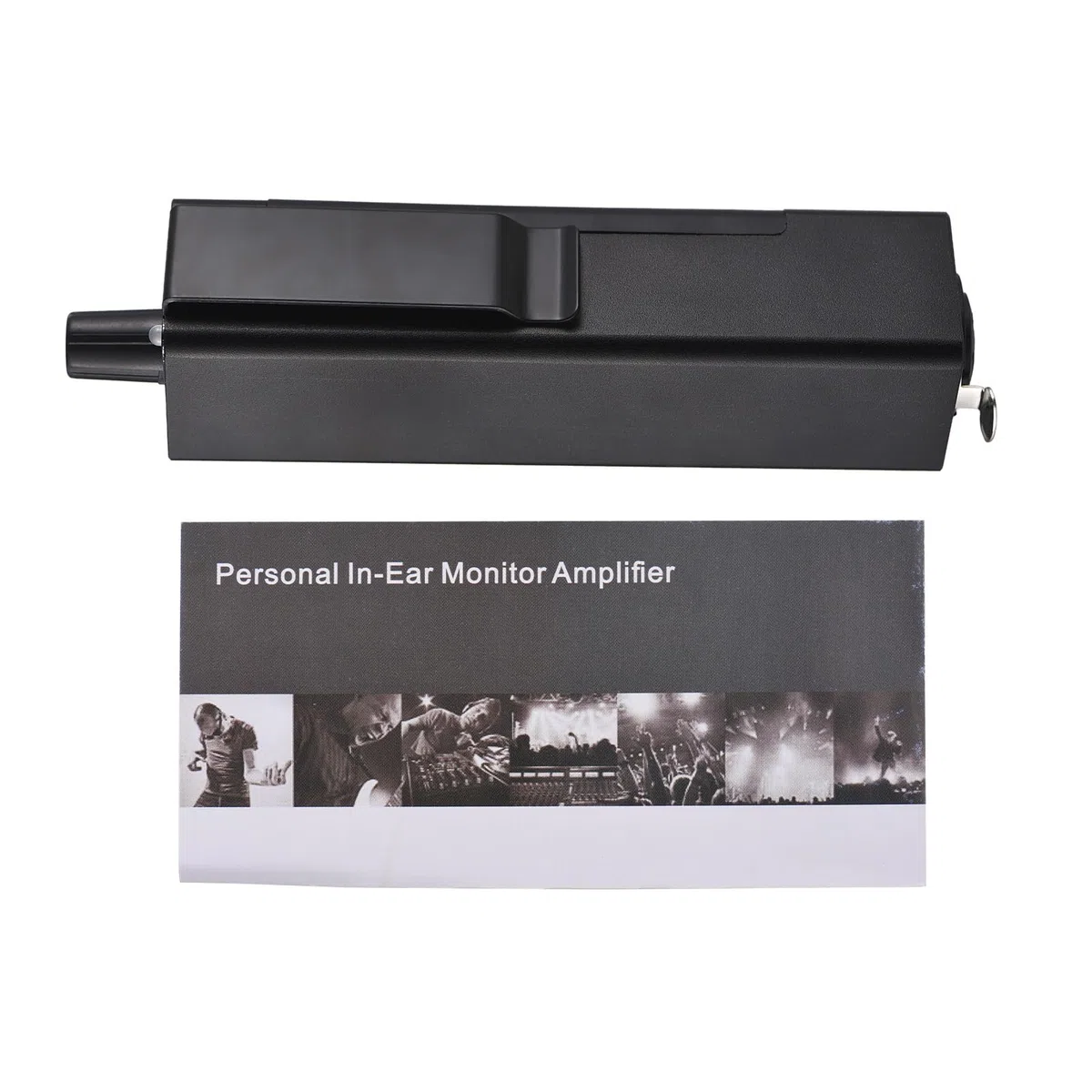 Btuty In-Ear-Monitor-Verstärker, tragbarer Stereo-Kopfhörer-Verstärker mit XLR/6,35-mm-Eingang, 3,5-mm-Ausgangsbuchse, Mono-/Stereo-Schalter, Lautstärkeregelung für Musiker, Keyboarder, Schlagzeuger