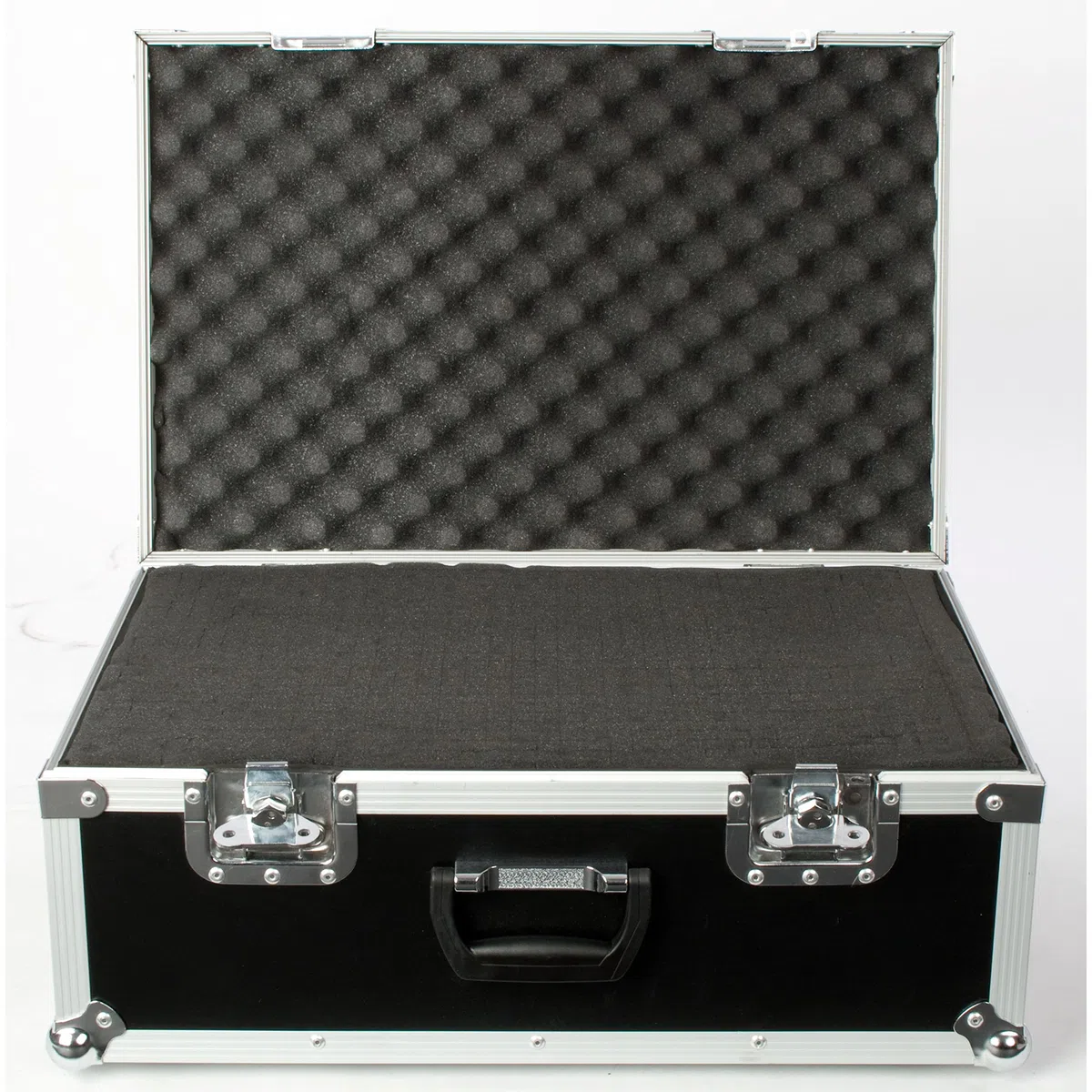 MUSIC STORE Universal Foam Case II - Robustes Wasserabweisendes Holzcase - Individuell Anpassbare Hartschaumeinlagen - Butterflyverschlüsse - Ideal für Controller, Mixer, Werkzeug - Außenmaße
