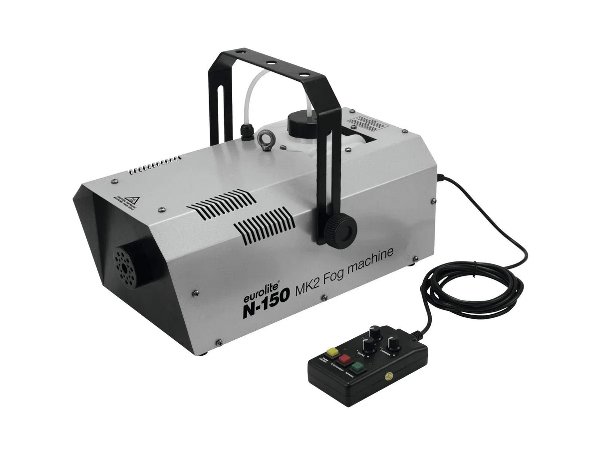 Eurolite N-150 MK2 Nebelmaschine | DMX-steuerbare Nebelmaschine mit 1500-Watt-Leistung | Kompakte Nebelmaschine mit hohem Ausstoßvolumen