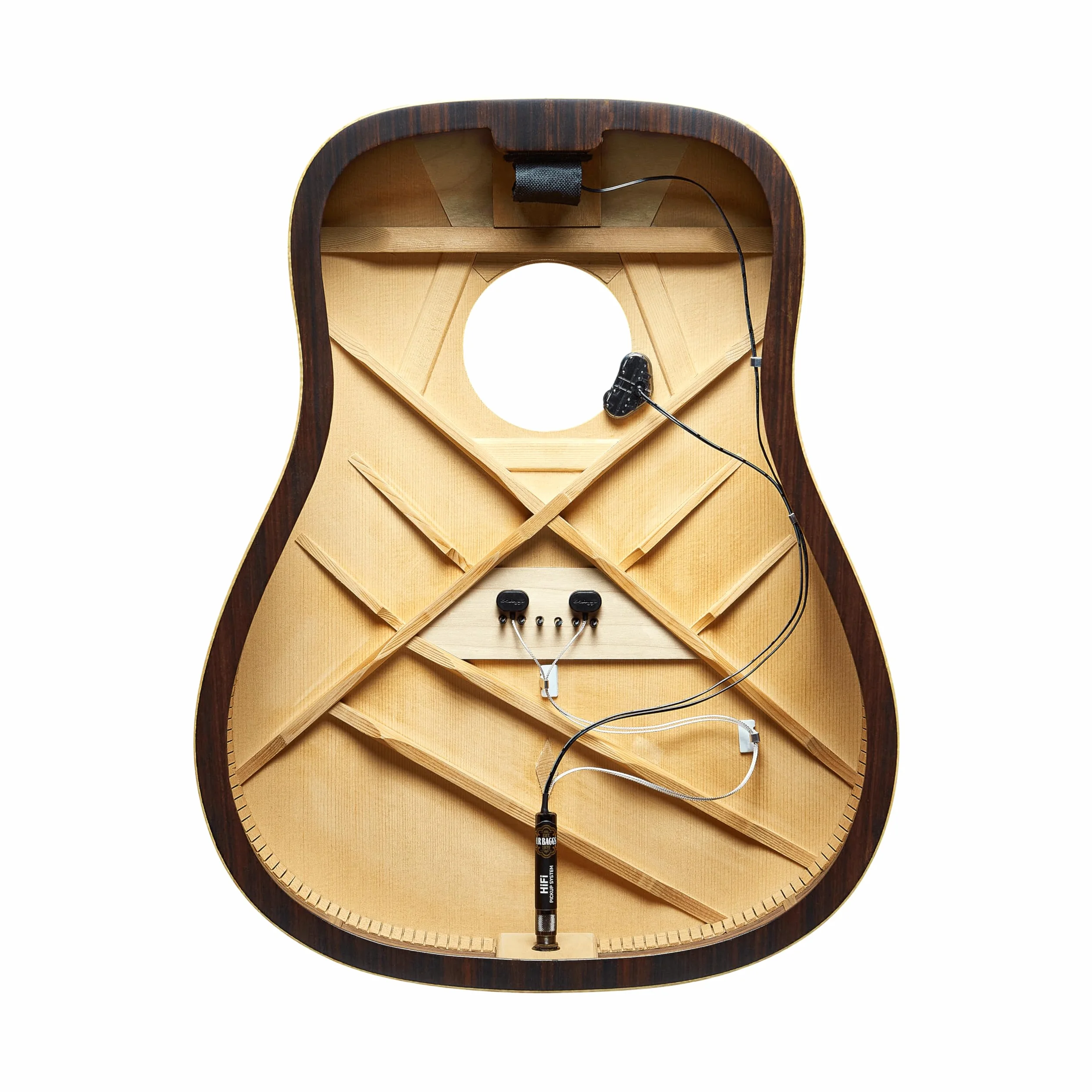 L.R.BAGGS Pickup, HiFi, Bridge Plate Tonabnehmer System für Akustikgitarre