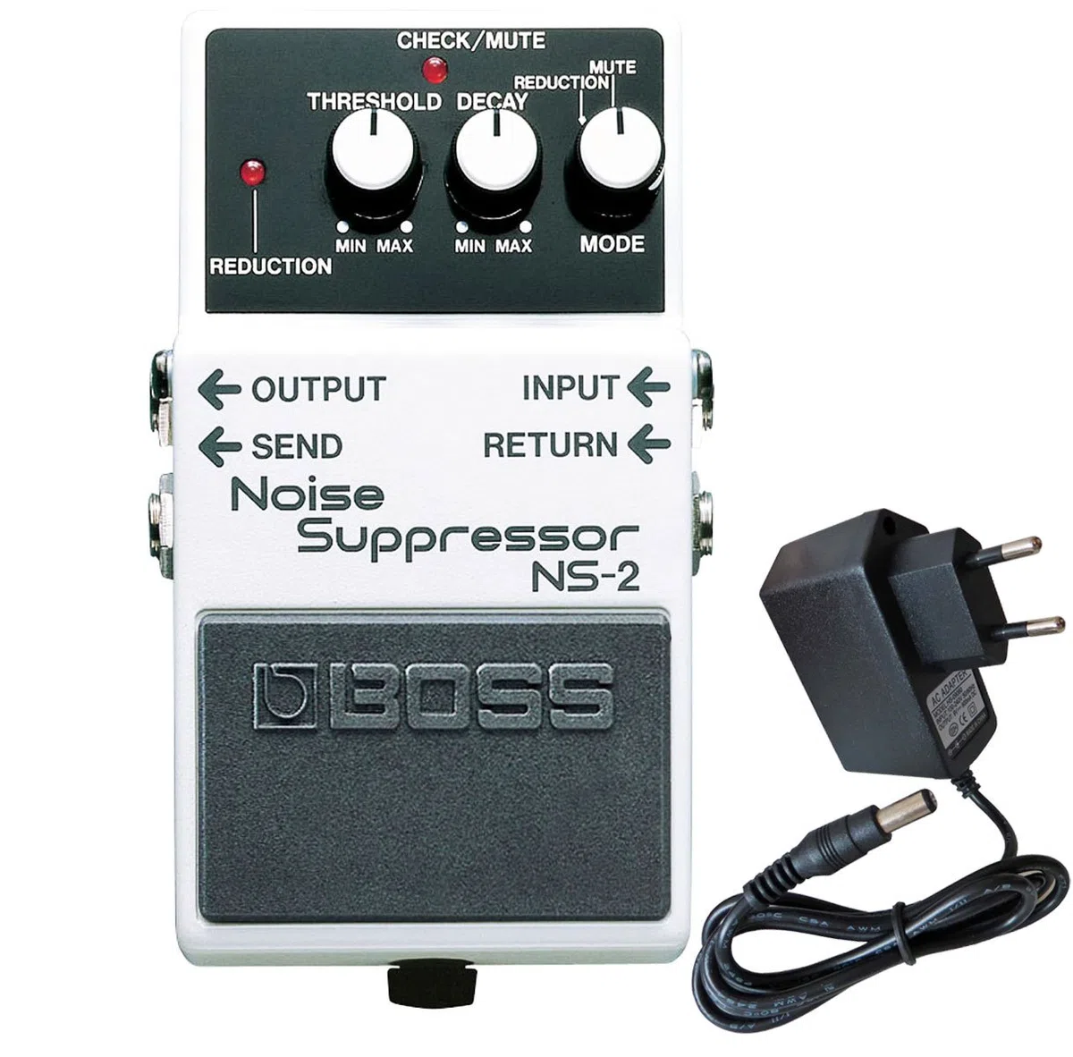 Boss NS-2 Noise Suppressor + keepdrum Netzteil 9V
