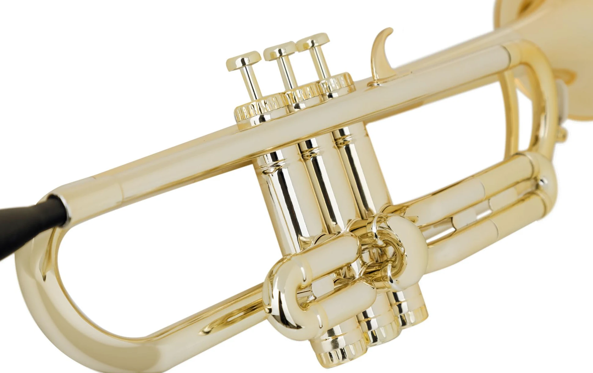 Classic Cantabile MardiBrass ABS Kunststoff Trompete - Perinet-Ventile - 510g leicht - Bohrung: 11,6 mm - inkl. Mundstück und Gigbag - gold