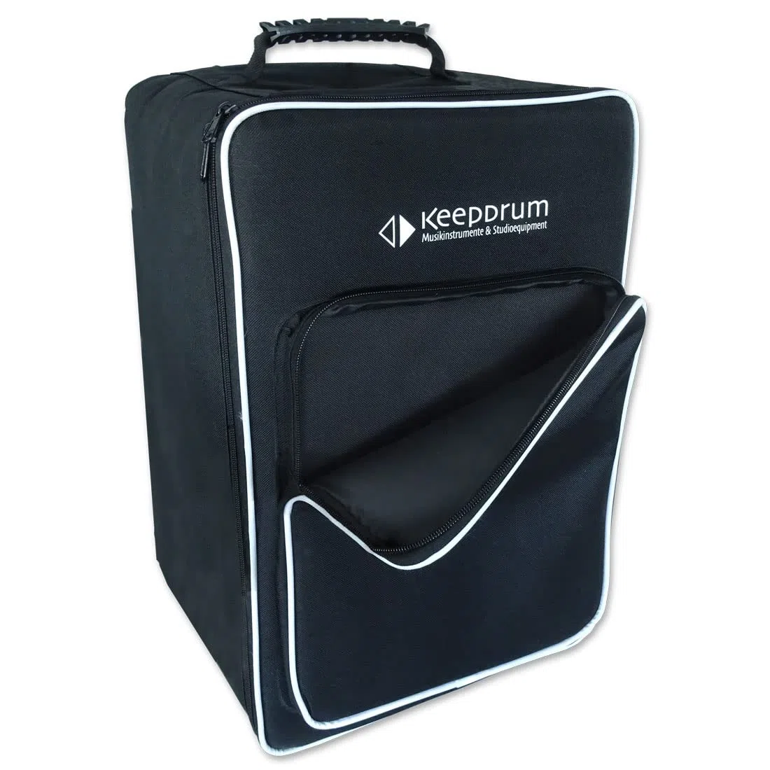 keepdrum Cajon Rucksack-Tasche Nylon Gig-Bag Cajontasche Backpack gepolstert