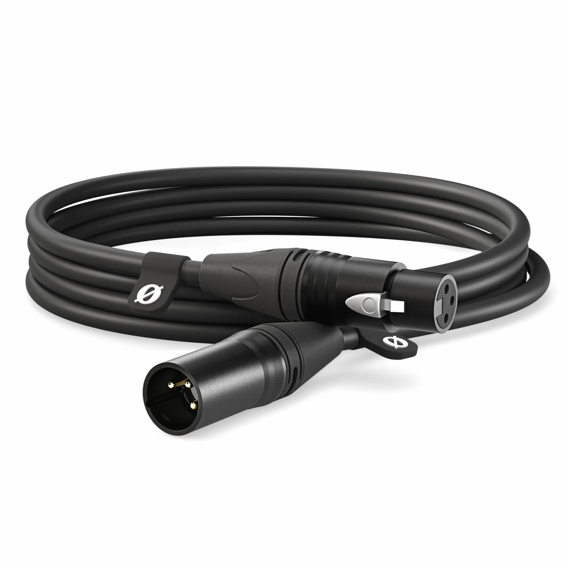 RØDE XLR-3 Hochwertiges XLR-Kabel (3 m, schwarz)