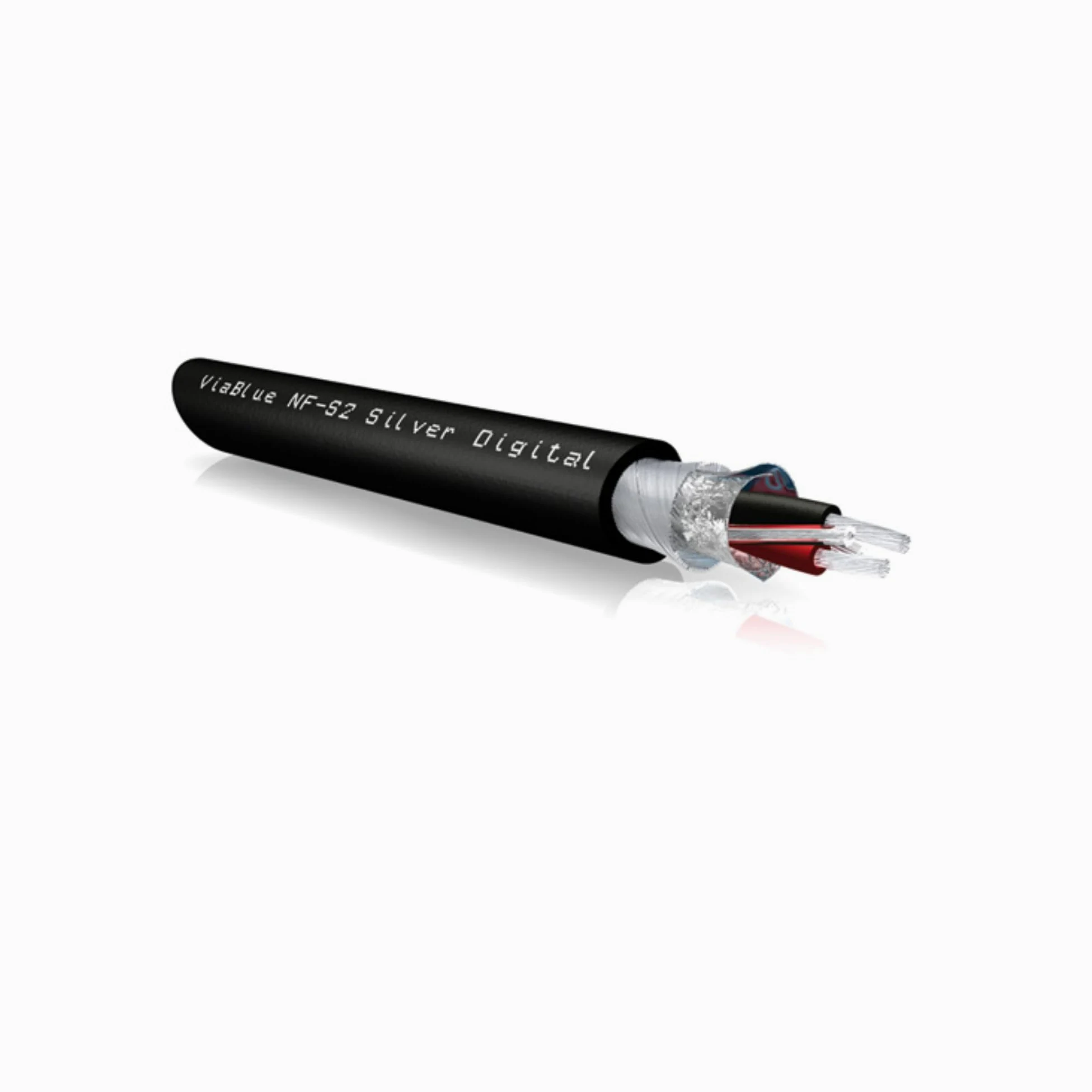 VIABLUE NF-S2 Silver Digital XLR-Kabel * High-End Digitalkabel * 2-Fach Abschirmung, versilbert * OFC Litzen * T6s XLR-Stecker * Ferritfilter * 1 Stück * 50 cm * 0.5 m