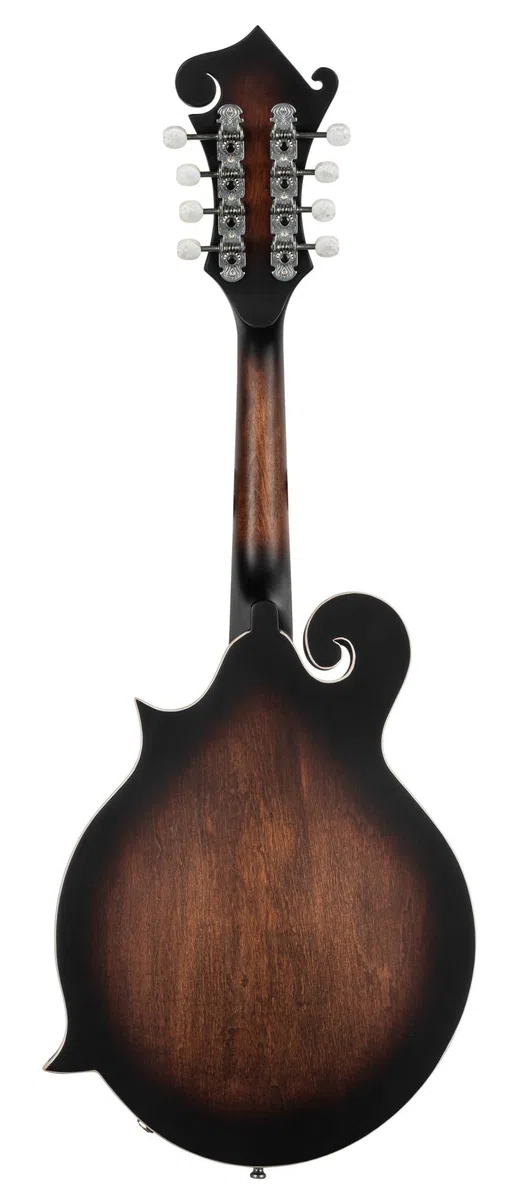 Ortega Guitars F-Style Mandoline Elektro-Akustisch – F-Holes – Americana Series – Fichte / Ahorn, Braun (RMFE30-WB)