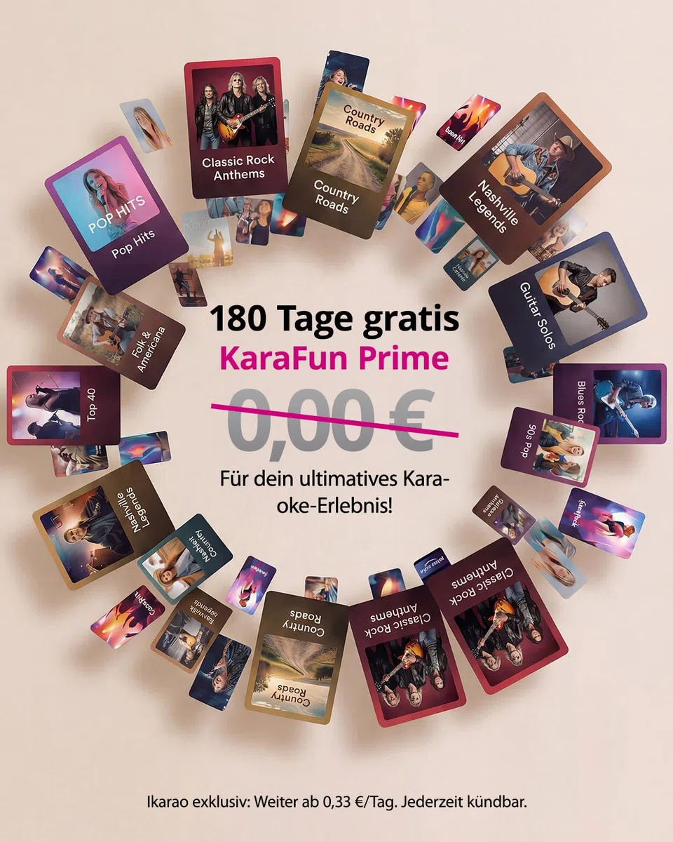 Ikarao Karaoke-Maschine für Erwachsene Kinder, mit Songtext-Display, WiFi-Verbindung zu YouTube & Karaoke-App, 2 EQ Autotune drahtlose Mikrofone, tragbares PA-System für Zuhause, Familie, Party