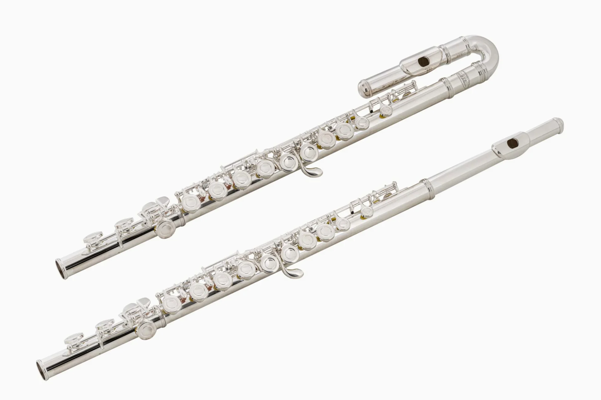 Classic Cantabile FL-200U Querflöte Neusilber Einsteigerinstrument E-Mechanik inklusive Wischerstab Etui