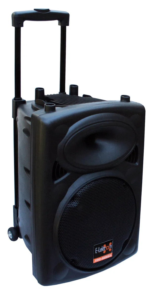 E-Lektron EL25-M MK-III Mobile PA Sound Anlage Partybox Bluetooth Lautsprecher Groß Akku-MP3-USB-SD FM-Radio inkl. 1 UHF Funkmikrofon und Fernbedienung Soundsystem - Mobile Musikbox