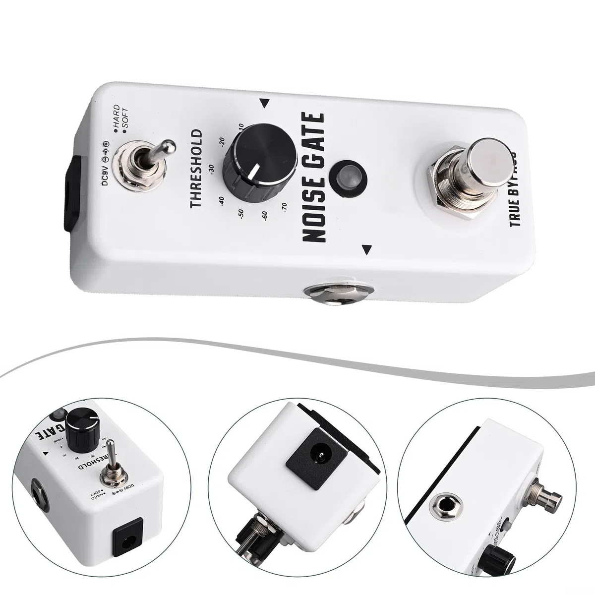 Zoegneer Rowin LEF319 Noise Gate Pedal für E-Gitarre, kompakte Größe