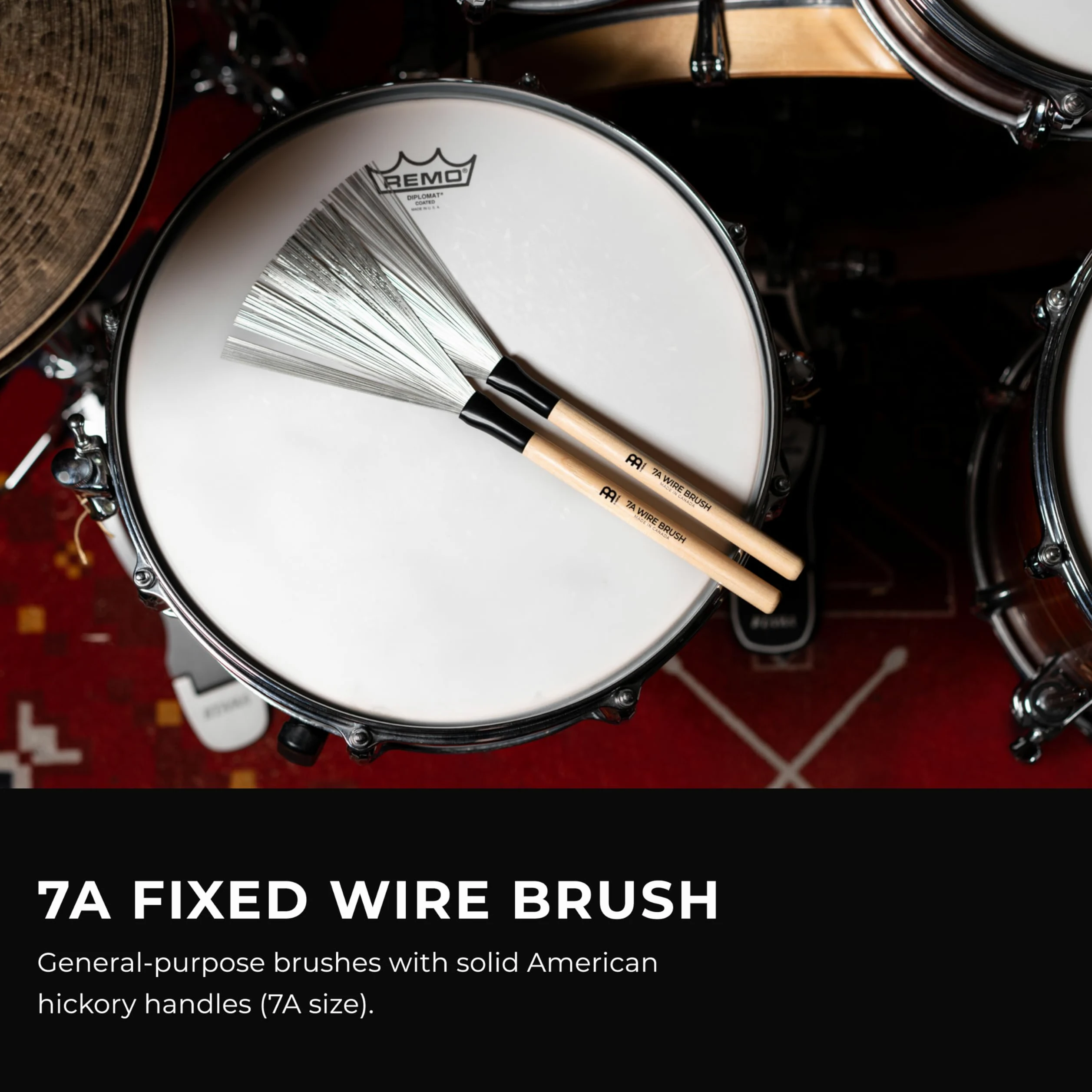 MEINL Stick & Brush Miotły metalowe 7A niechowane SB302