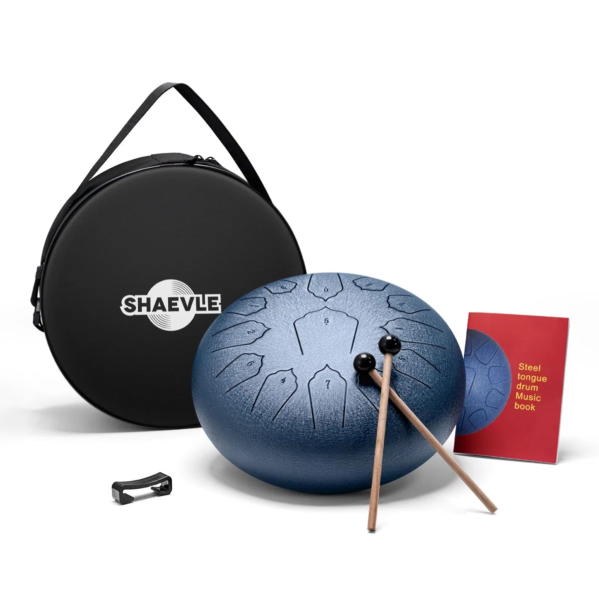 Stahltrommel 12 Zoll mit 13 Tönen, Regentrommel Outdoor Steel Pan Drum für Meditation Yoga Entspannung, Musick Geschenk für Erwachsene und Anfänger