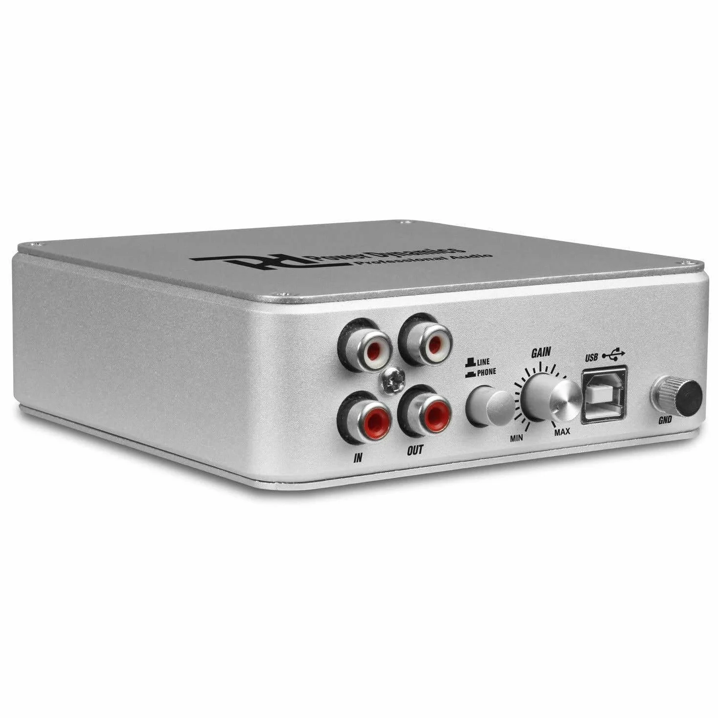 Power Dynamics PDX015 LP Digitalisierender Phono USB Vorverstärker