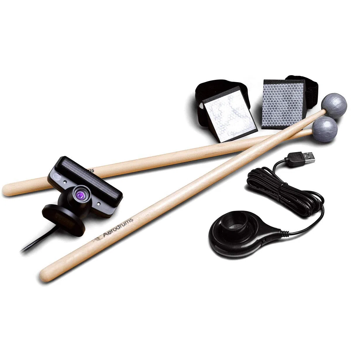 Aerodrums Air-Drumming Schlagzeug E-Drum + keepdrum Kamera-Halterung