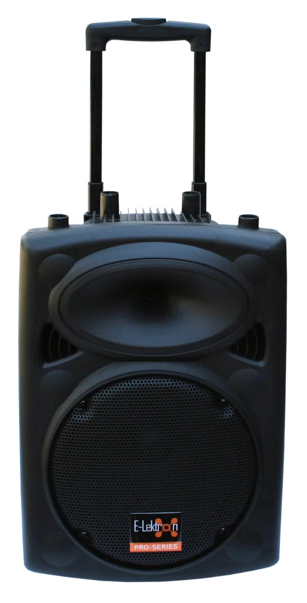 E-Lektron EL25-M MK-III Mobile PA Sound Anlage Partybox Bluetooth Lautsprecher Groß Akku-MP3-USB-SD FM-Radio inkl. 1 UHF Funkmikrofon und Fernbedienung Soundsystem - Mobile Musikbox