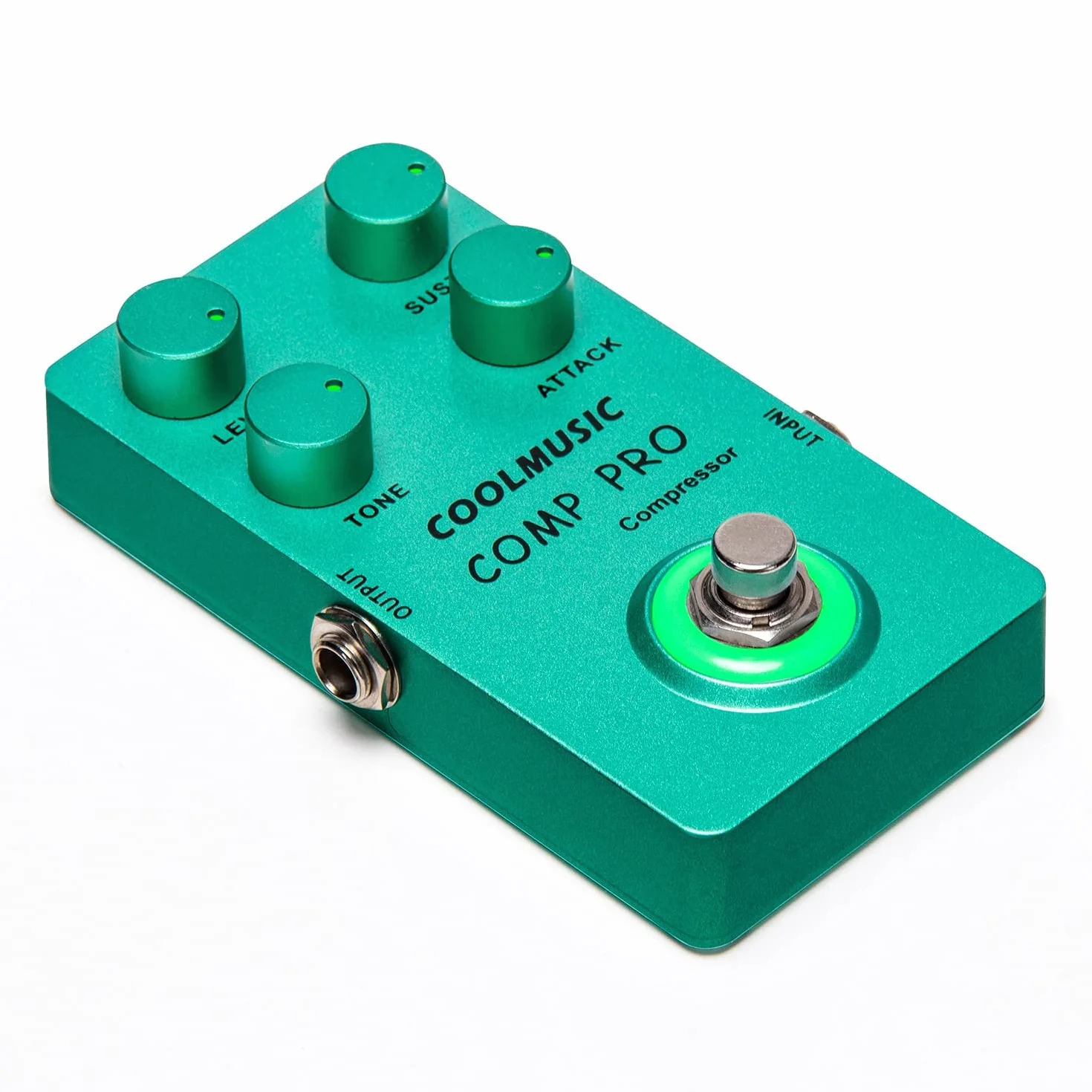 Coolmusic C-CS01 Kompressor Pedal, Comp Guitar Pedal Compression Effect E-Gitarre und Bass True Bypass