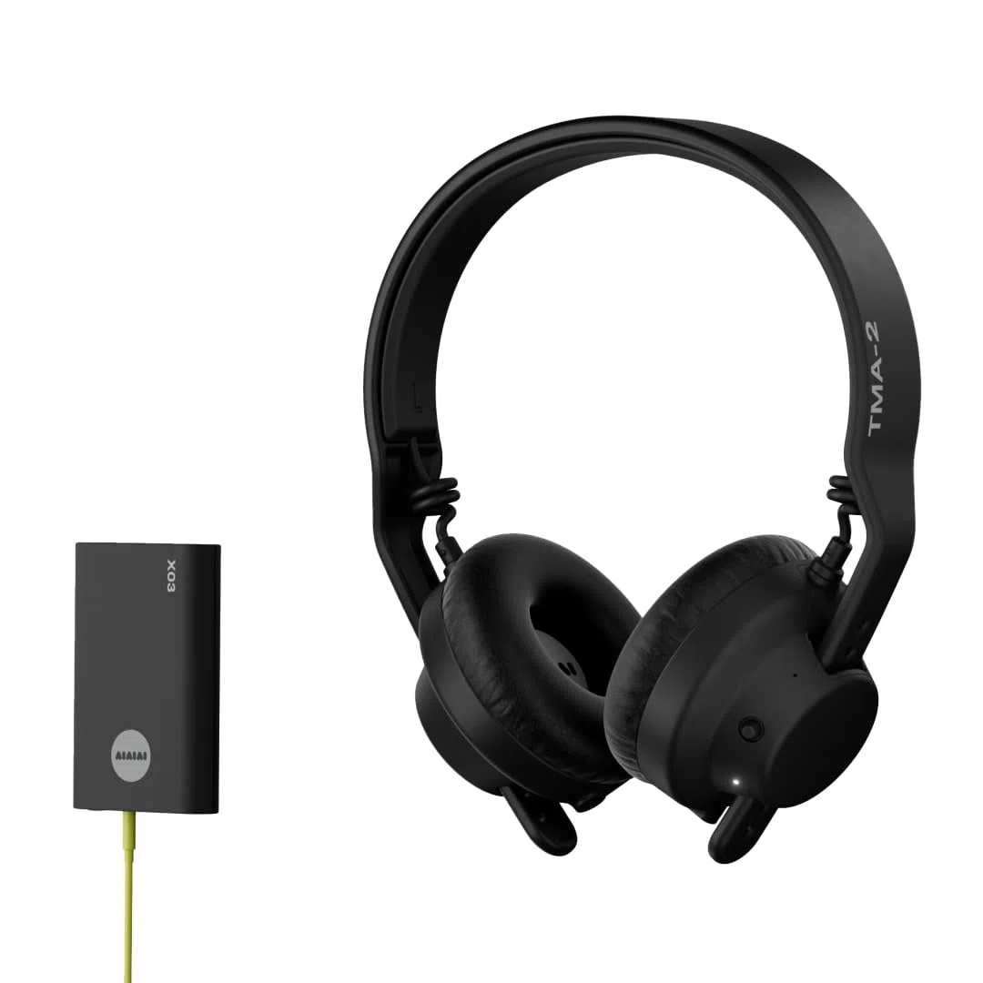 AIAIAI TMA-2 DJ Wireless – Kabellose DJ-Kopfhörer mit ultraniedriger Latenz, 20+ Std. Wiedergabe, robustem leichtem Design, hoher Geräuschisolierung, Memory-Foam-Polstern & Bluetooth.