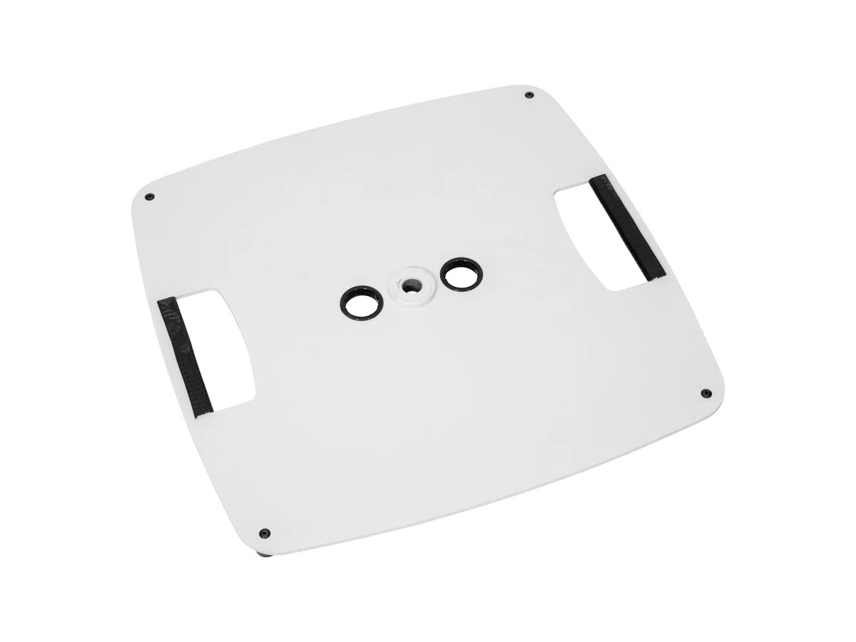 2x OMNITRONIC BPS-2 Lautsprecherständer weiß Bundle