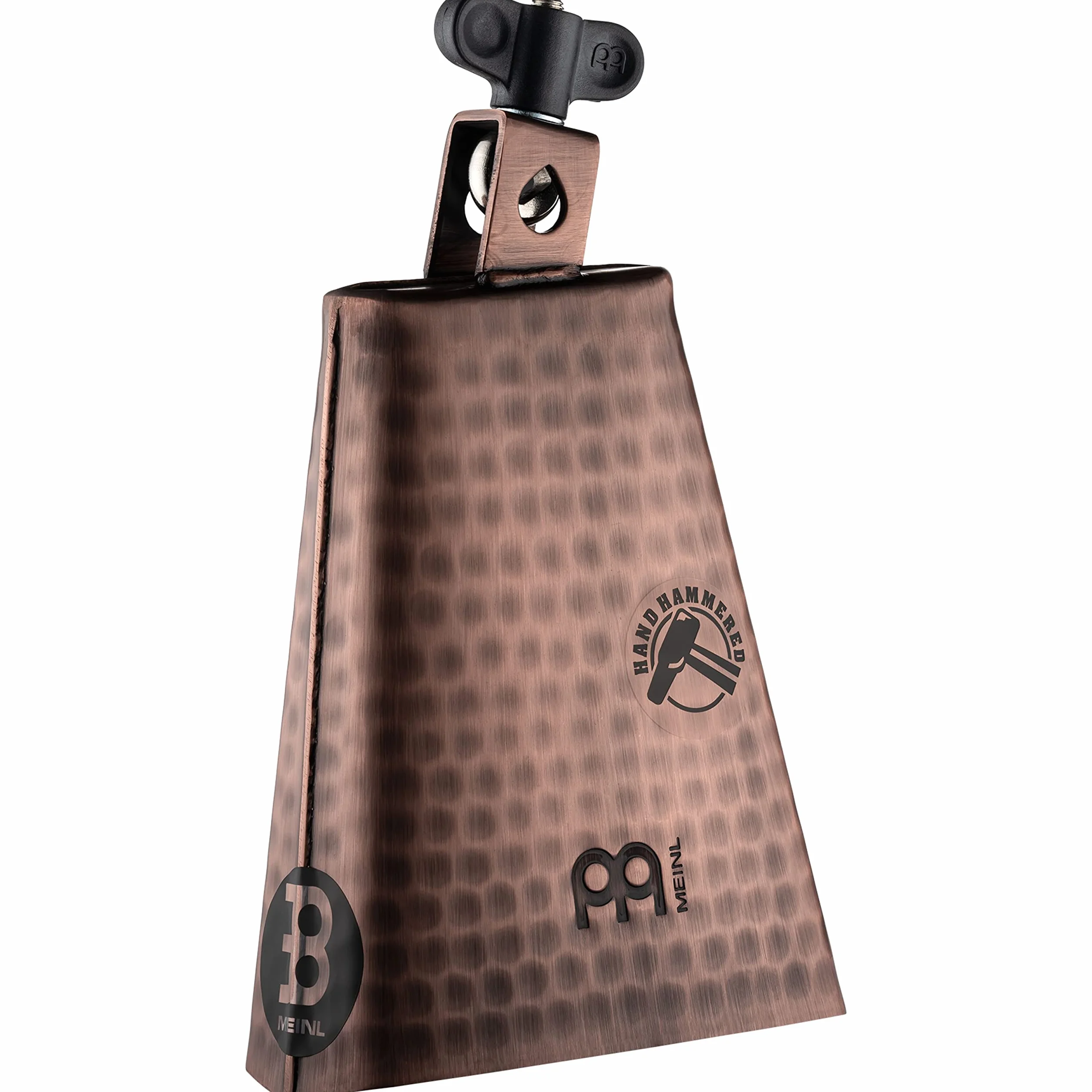 Meinl Percussion Hammered Timbales Cowbell - Mittelgroßes Aufschlagidiophon - Länge 6,25 Zoll - Montierbar - Handgehämmert - Kupfer, Natur (STB625HH-C)