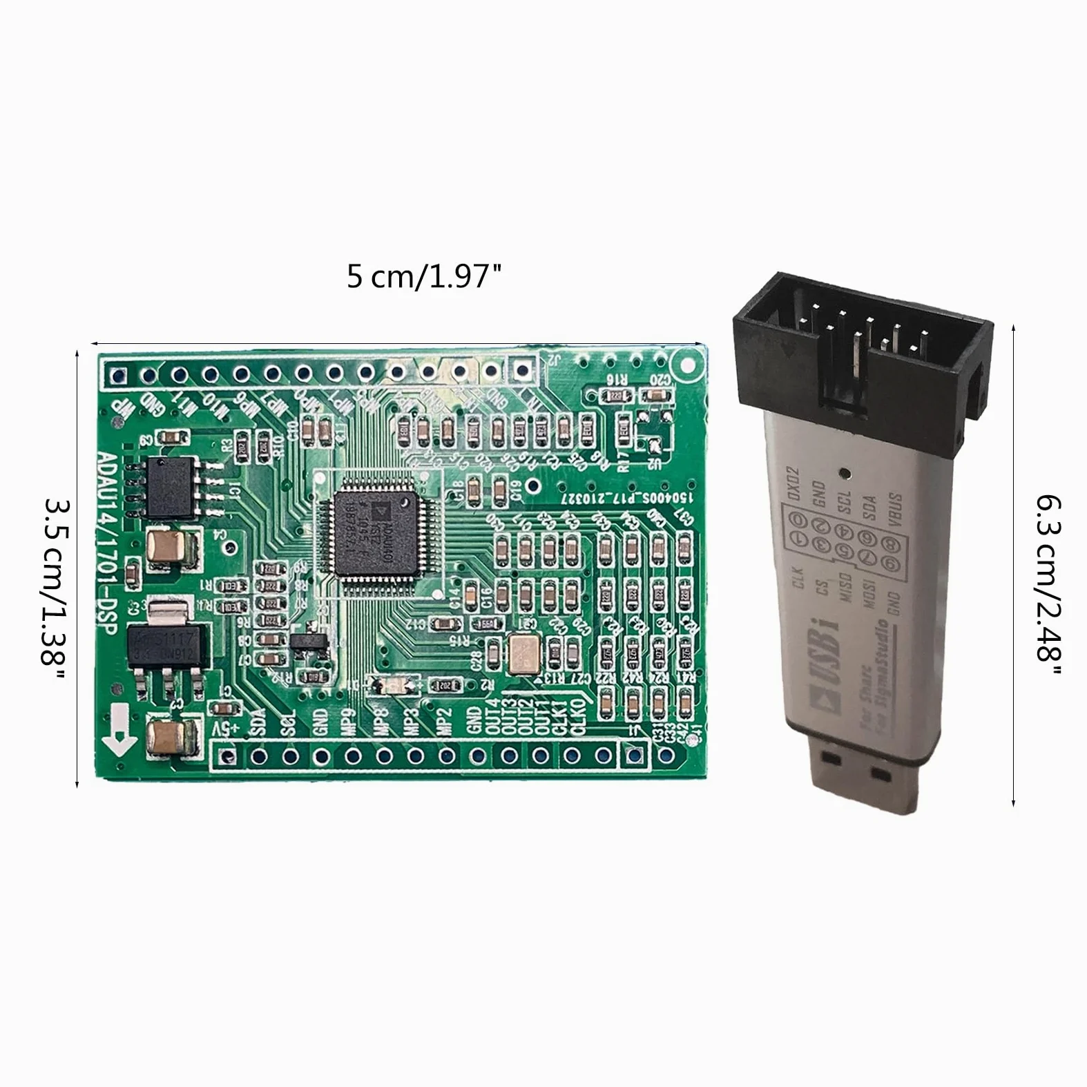 ADAU1401 DSPmini Lerntafel für Studio- und Instrumenten-Soundverarbeitung, vielseitige Lösung für Projekt- und dynamische Verarbeitung