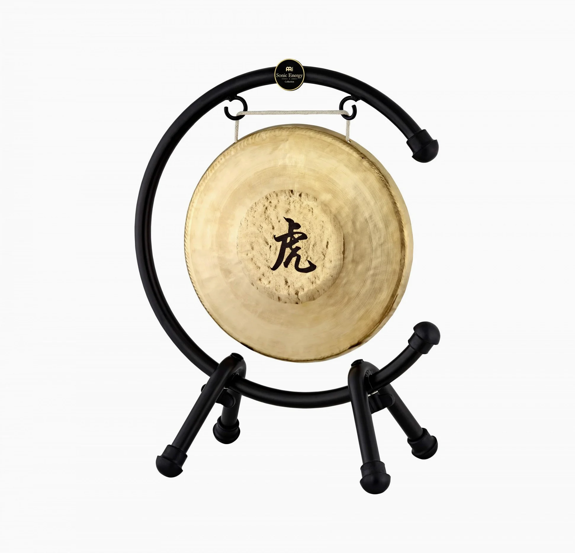 Sonic Energy Tisch Gong Ständer – Zubehör für Gongs und Tam Tams bis 56 cm – Pulverbeschichteter Stahl, schwarz (TMTGS-L)