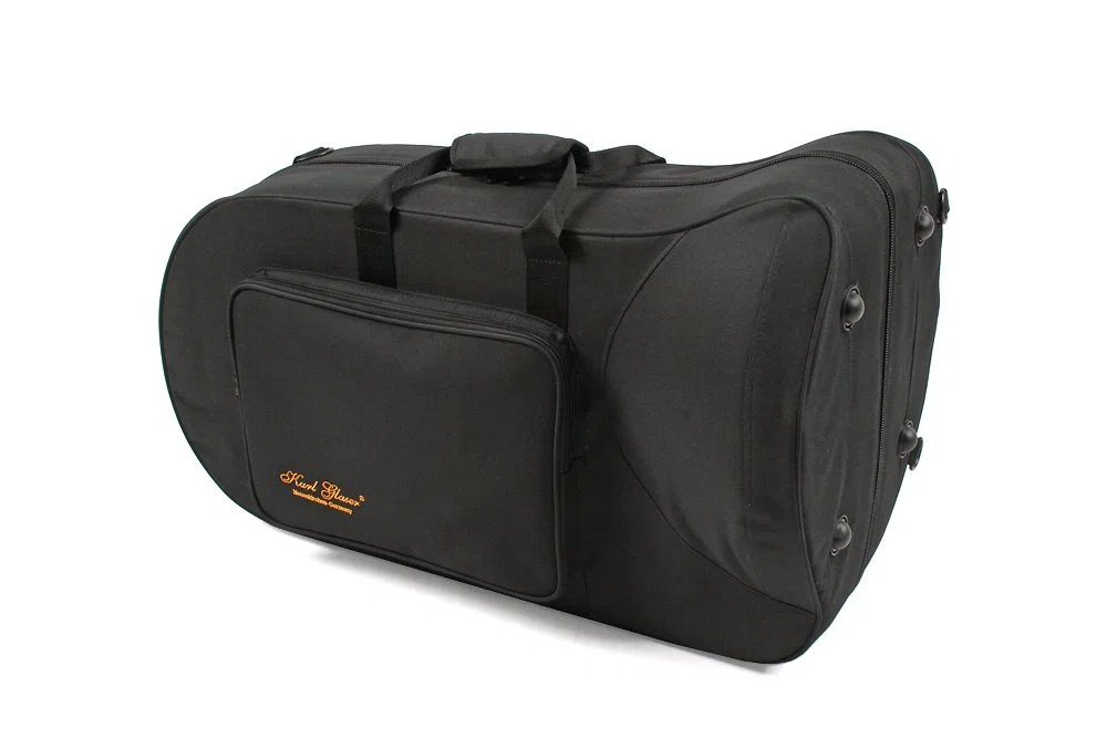 Marching Bariton in B, Basstrompete, versilbert, Edelstahl Ventile