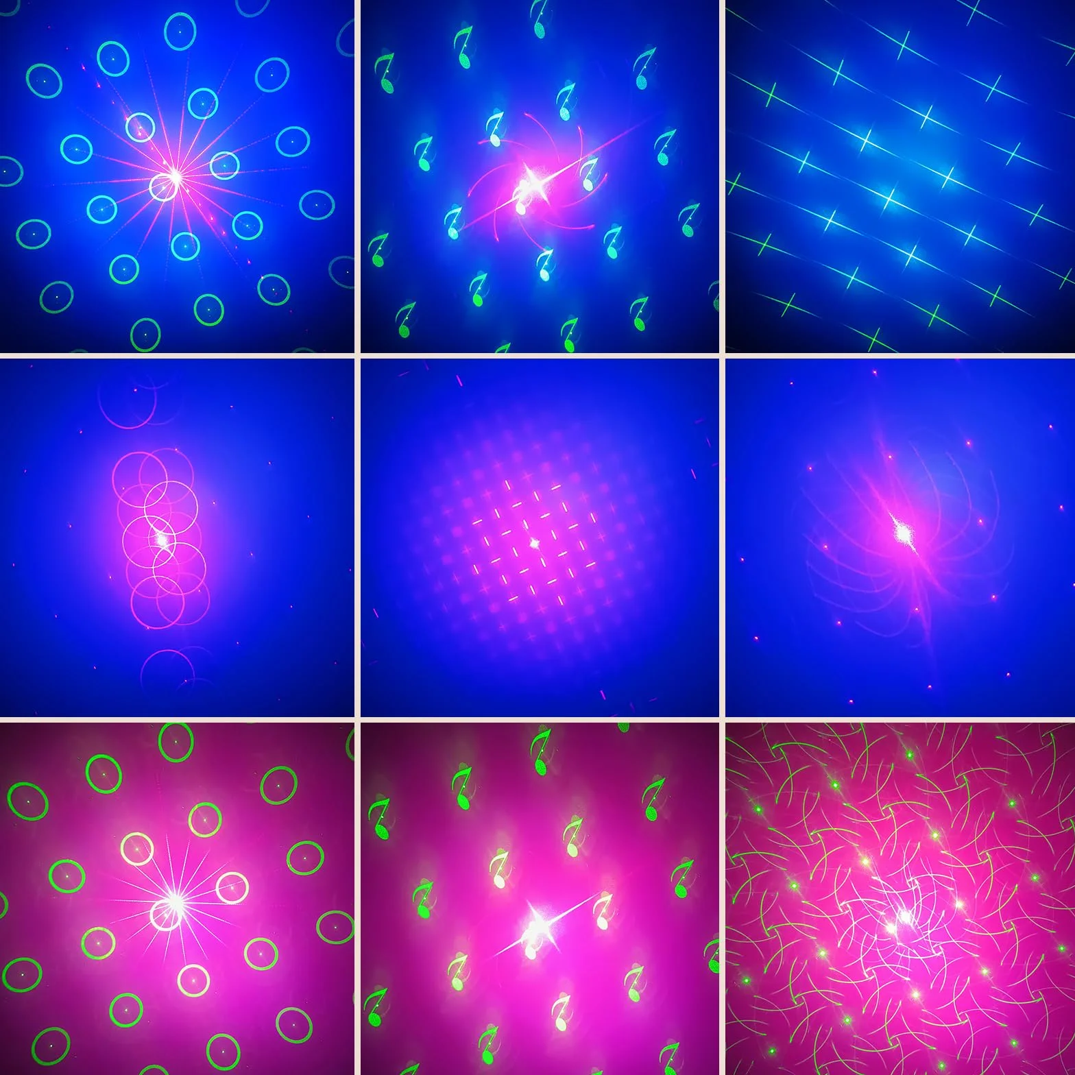 Bola de discoteca para DJ, luz estroboscópica LED para escenarios, proyector de luz, ideal para fiestas navideñas/raves/clubes/bares/decoración del hogar, regalos de cumpleaños y fiestas.