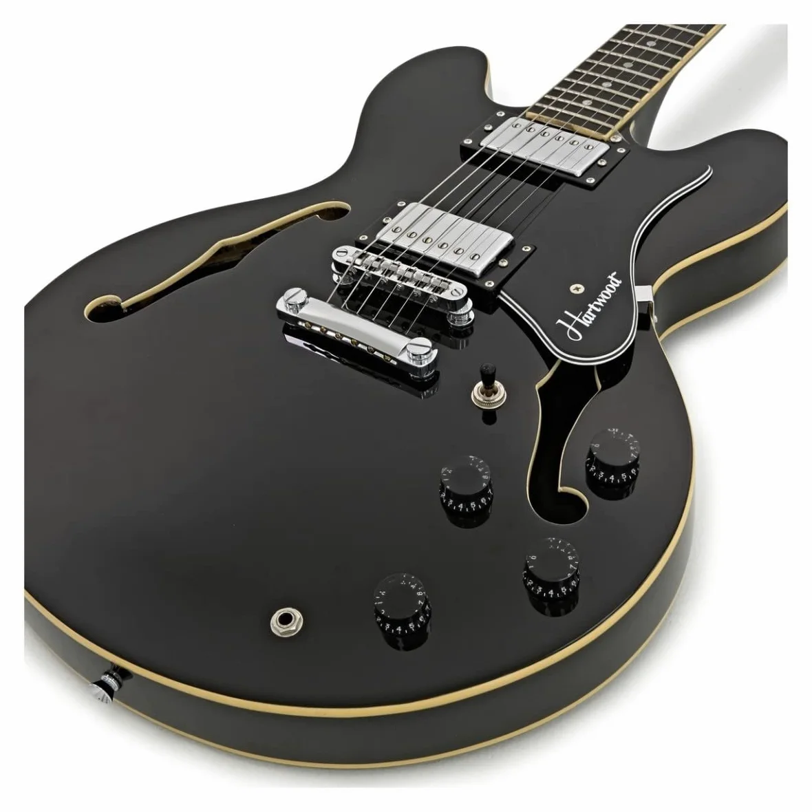 Hartwood Revival Semi-Akustik E-Gitarre mit Gigbag